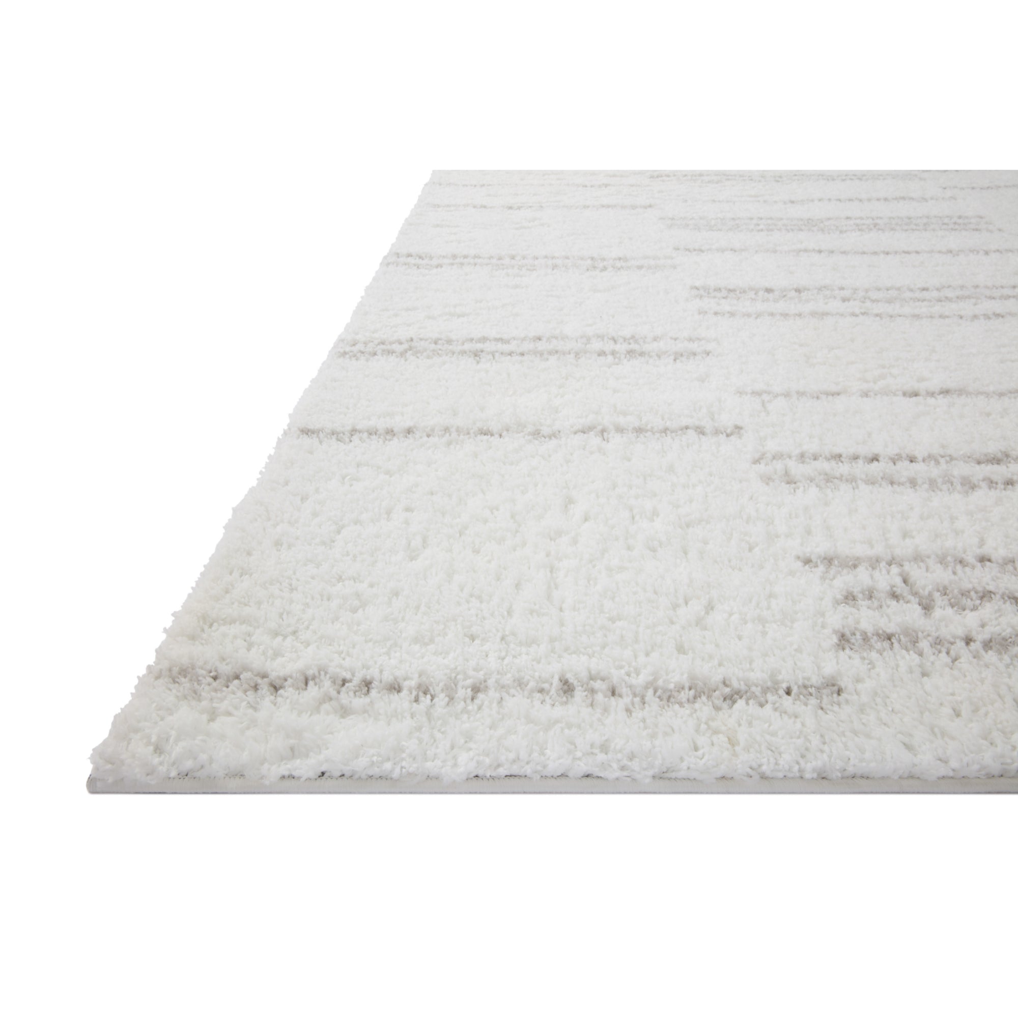 Loloi Bliss Shag White/Grey Rug