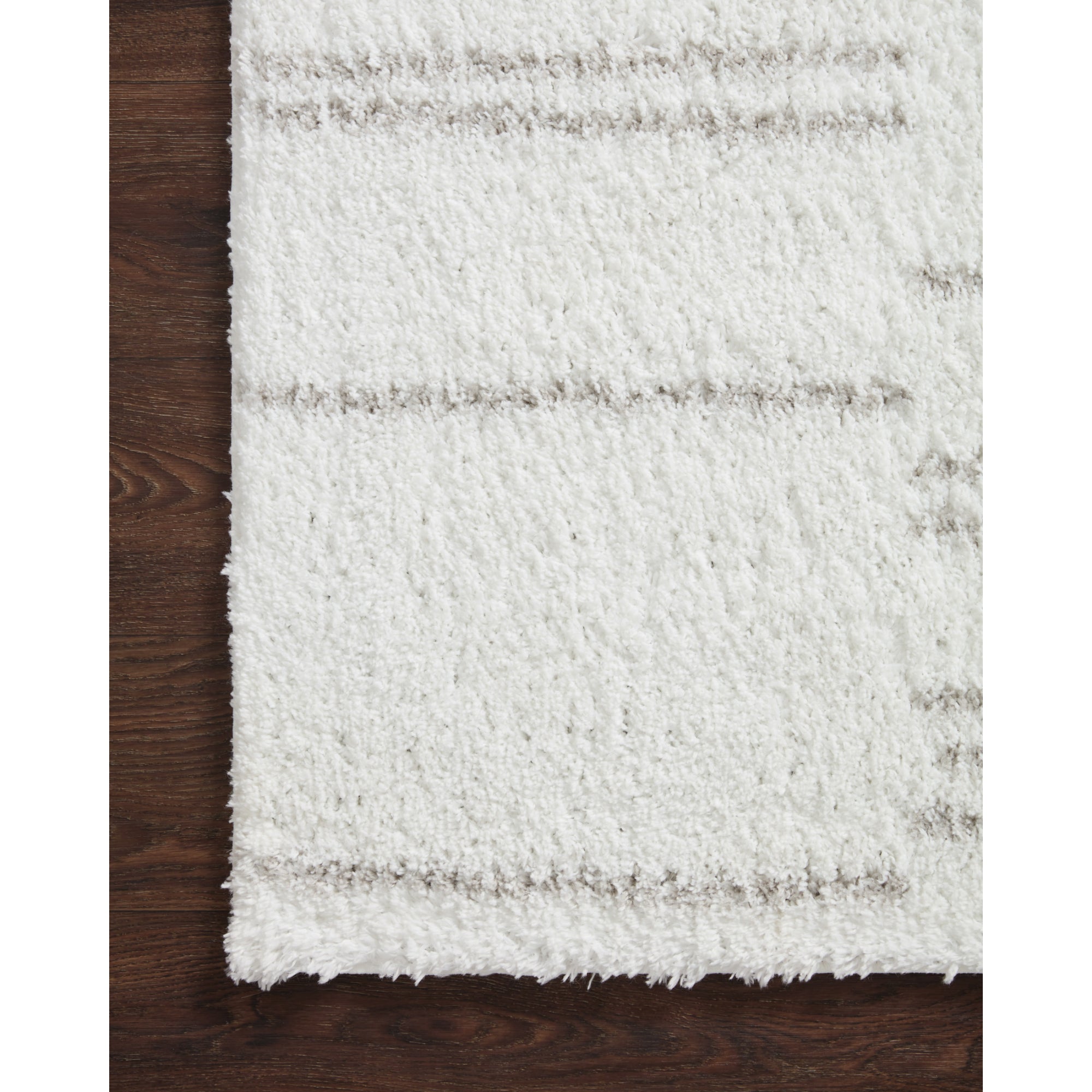 Loloi Bliss Shag White/Grey Rug