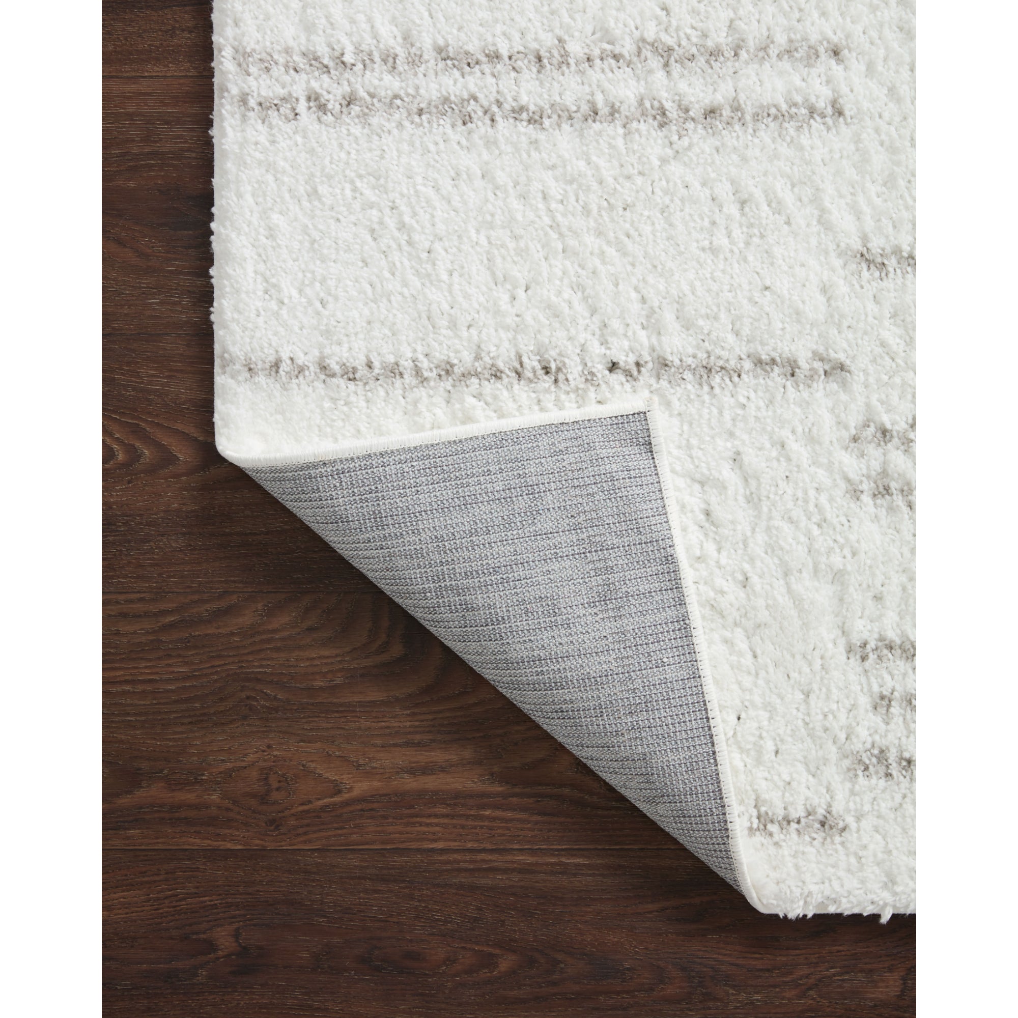 Loloi Bliss Shag White/Grey Rug