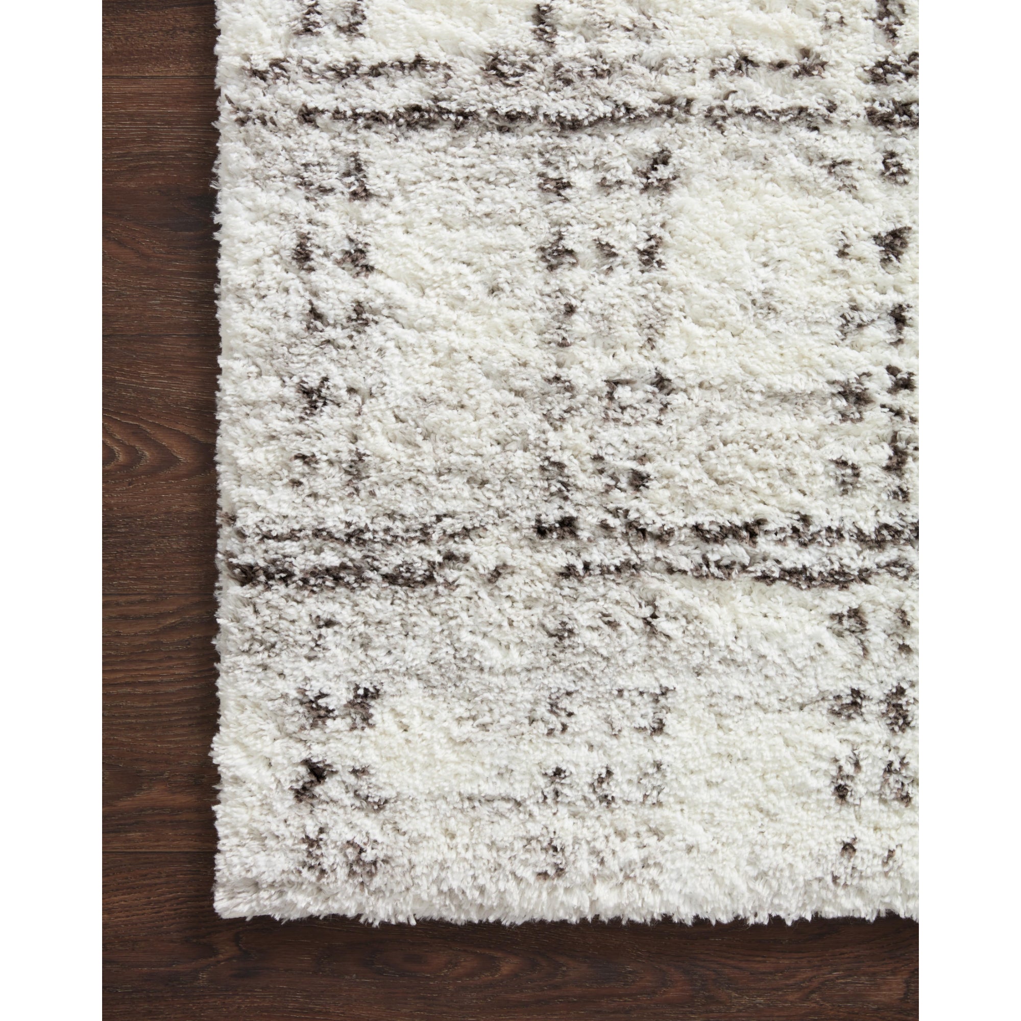 Loloi Bliss Shag Cream/Grey Rug