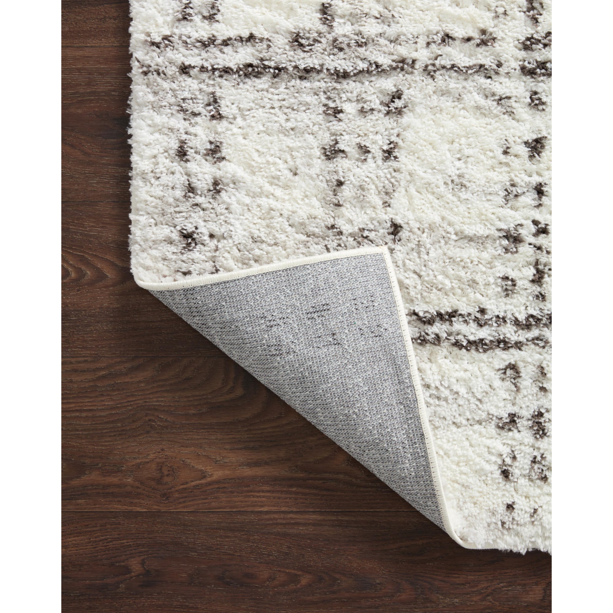 Loloi Bliss Shag Cream/Grey Rug