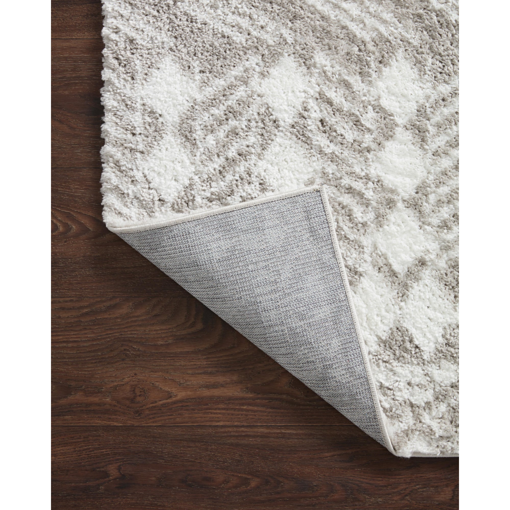 Loloi Bliss Shag BLS-05 Grey/White Rug