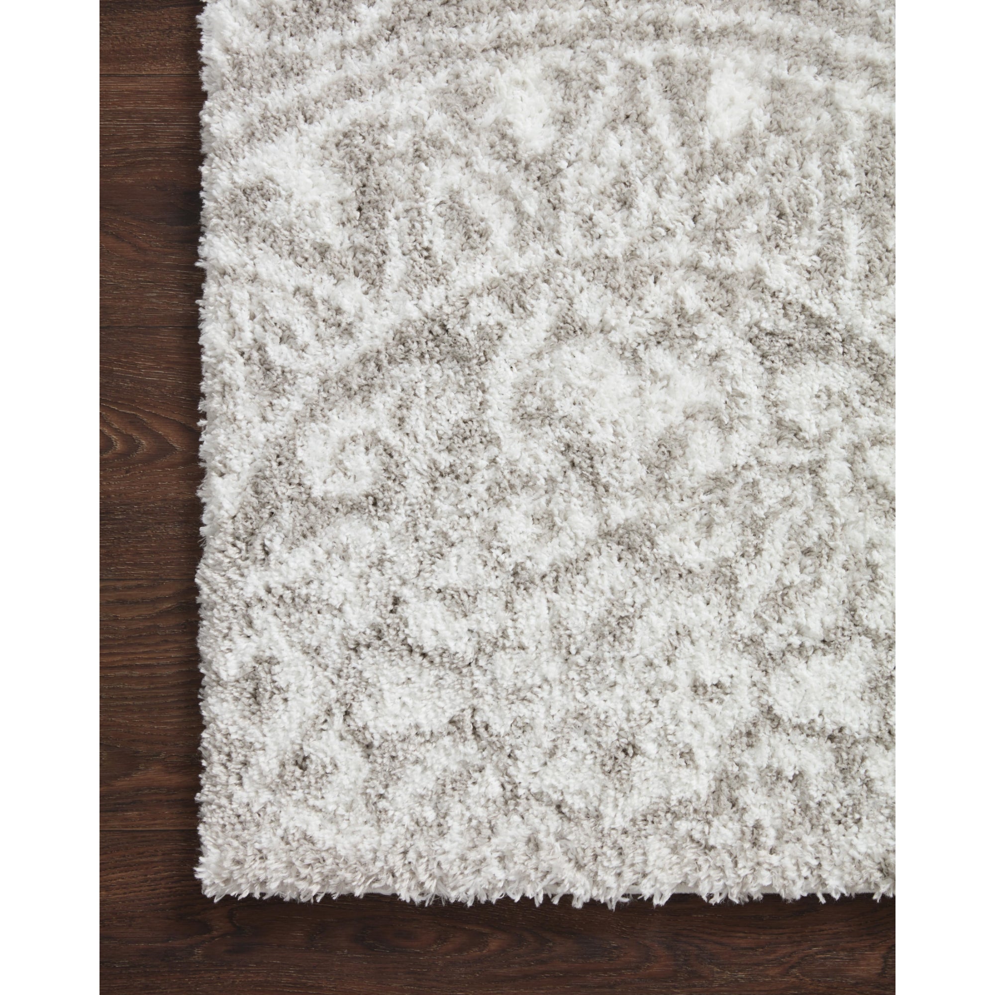 Loloi Bliss Shag BLS-06 Grey/White Rug
