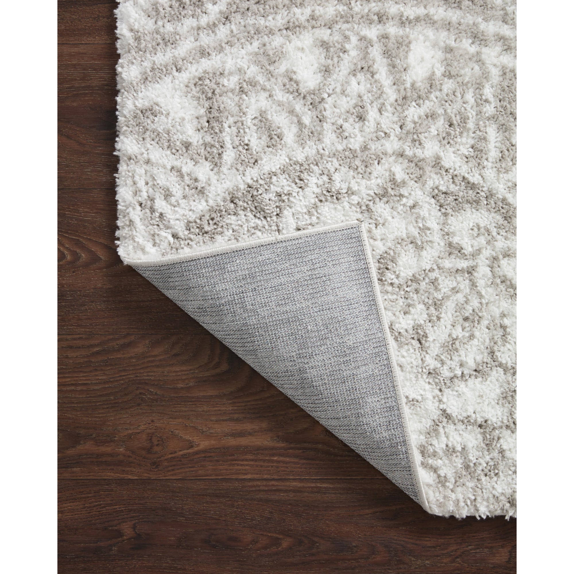 Loloi Bliss Shag BLS-06 Grey/White Rug