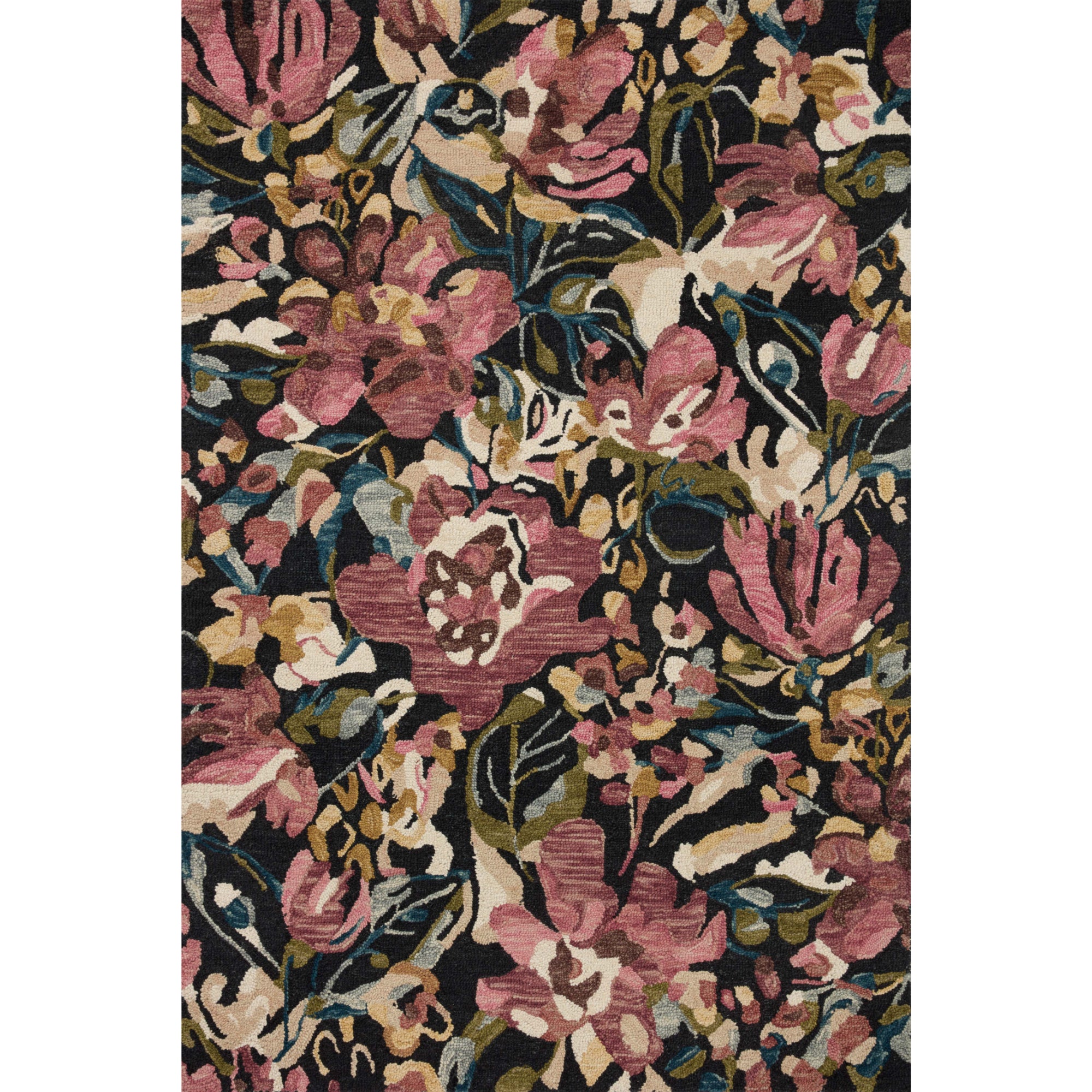 Loloi Belladonna Black/Berry Rug