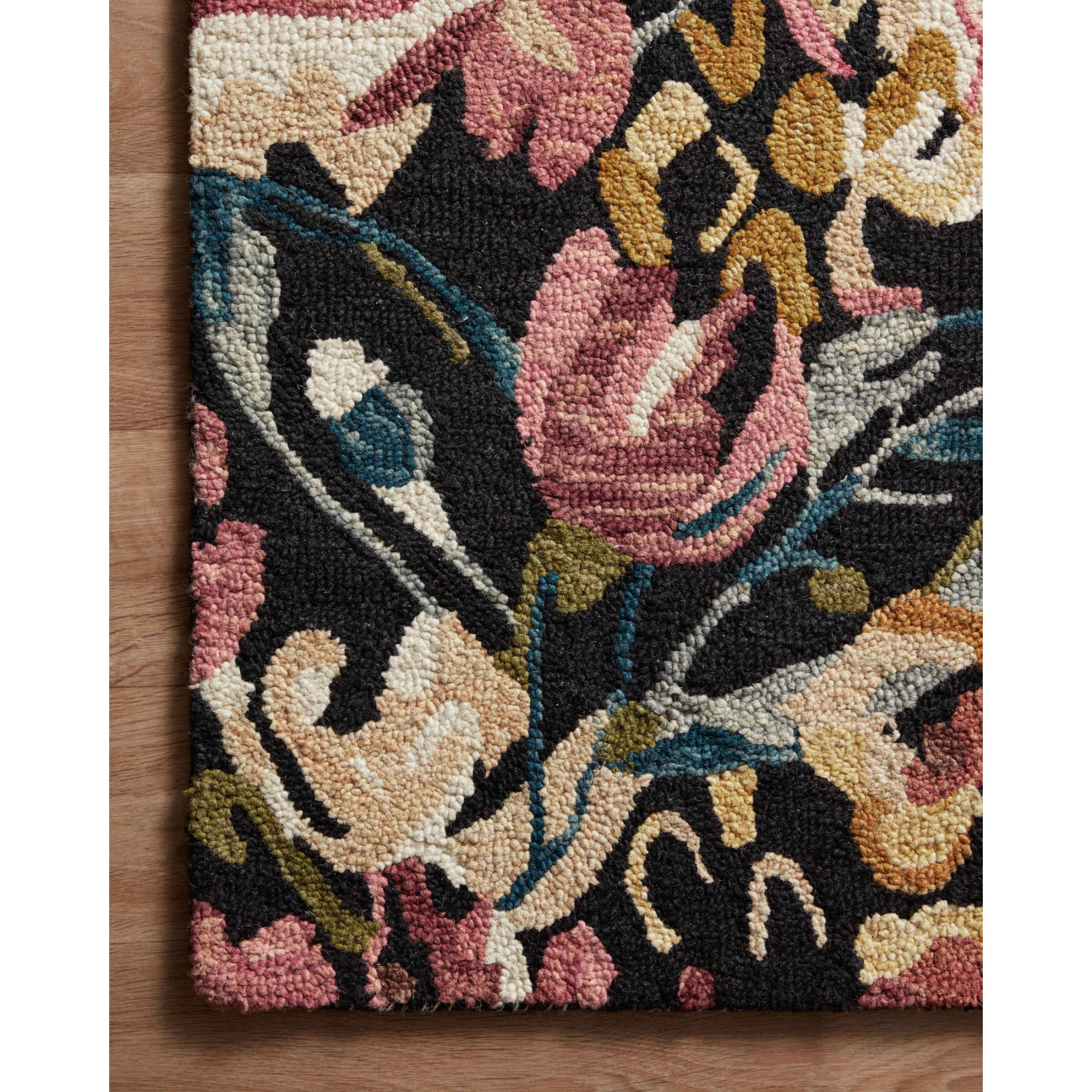 Loloi Belladonna Black/Berry Rug