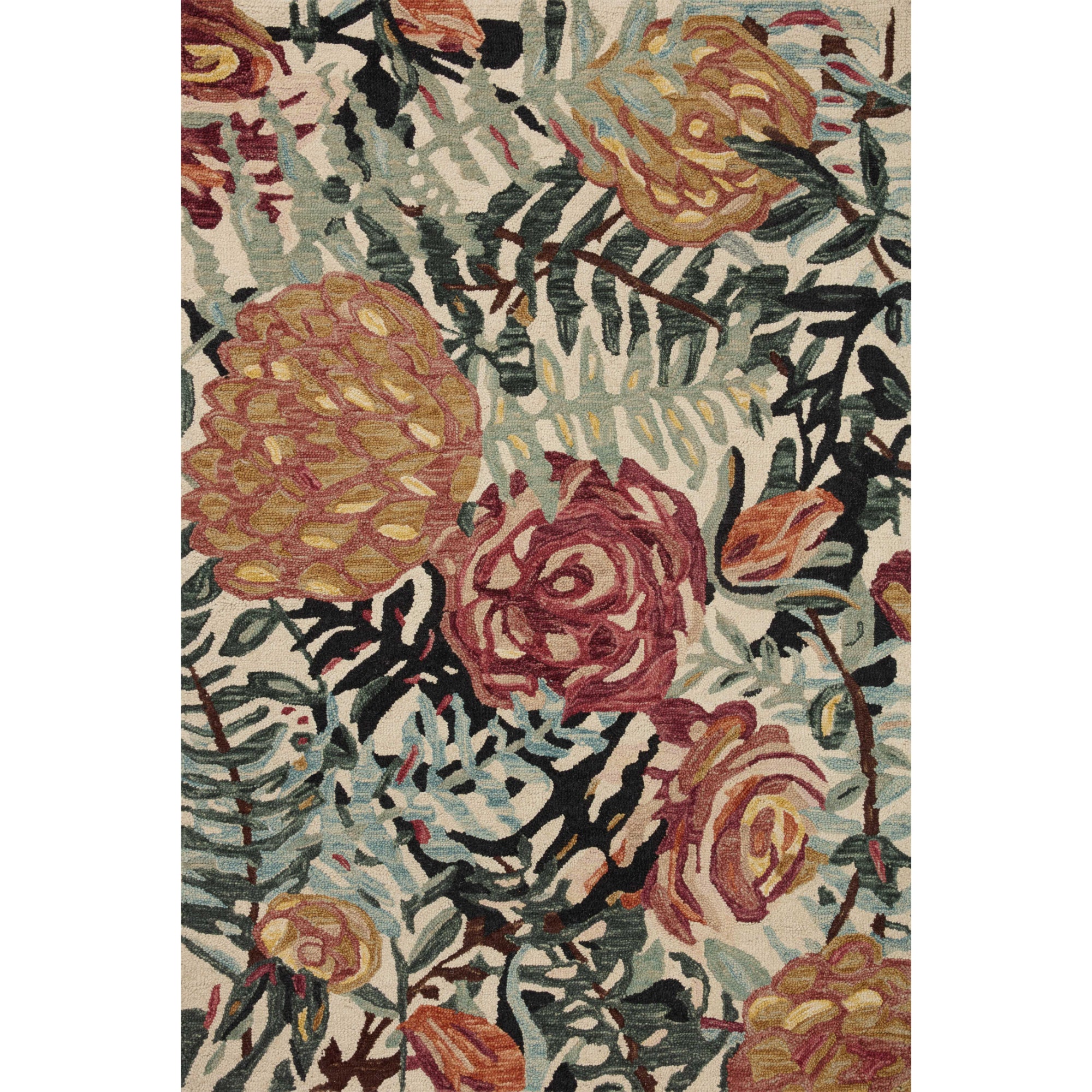 Loloi Belladonna Ivory/Lagoon Rug