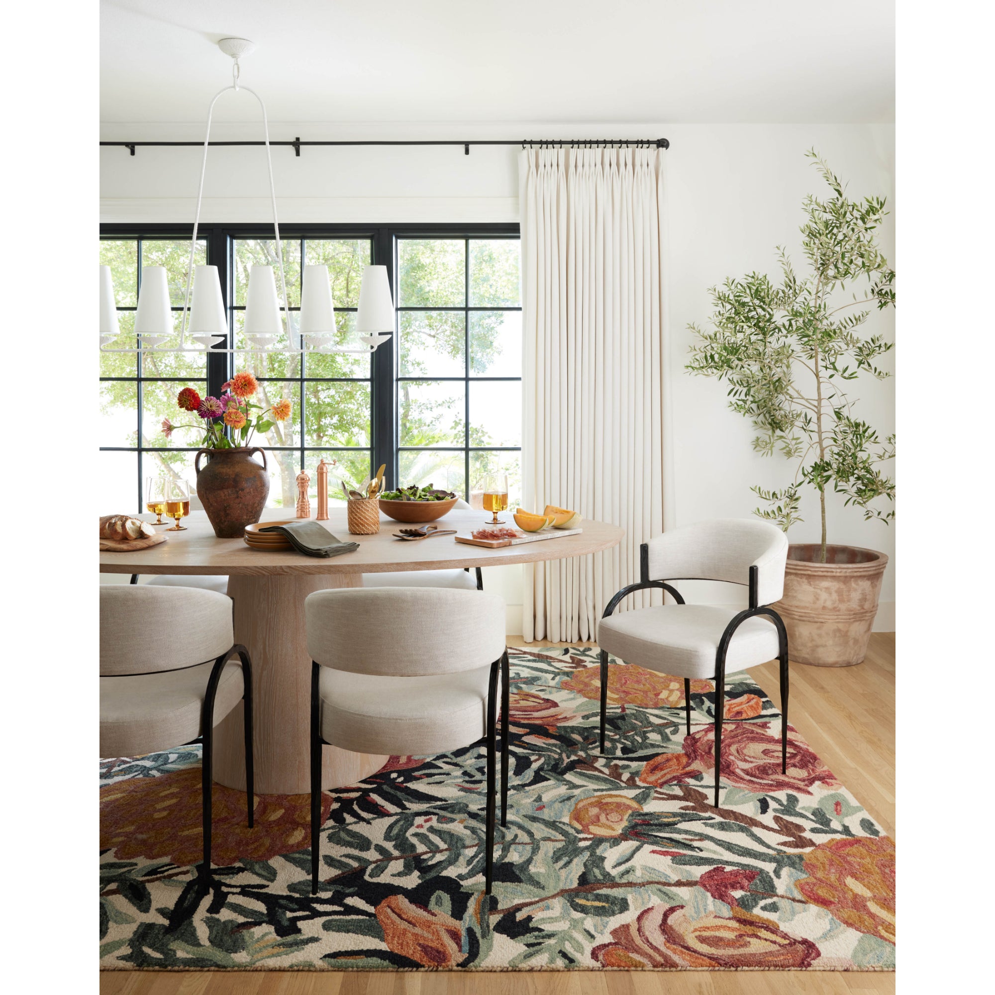 Loloi Belladonna Ivory/Lagoon Rug