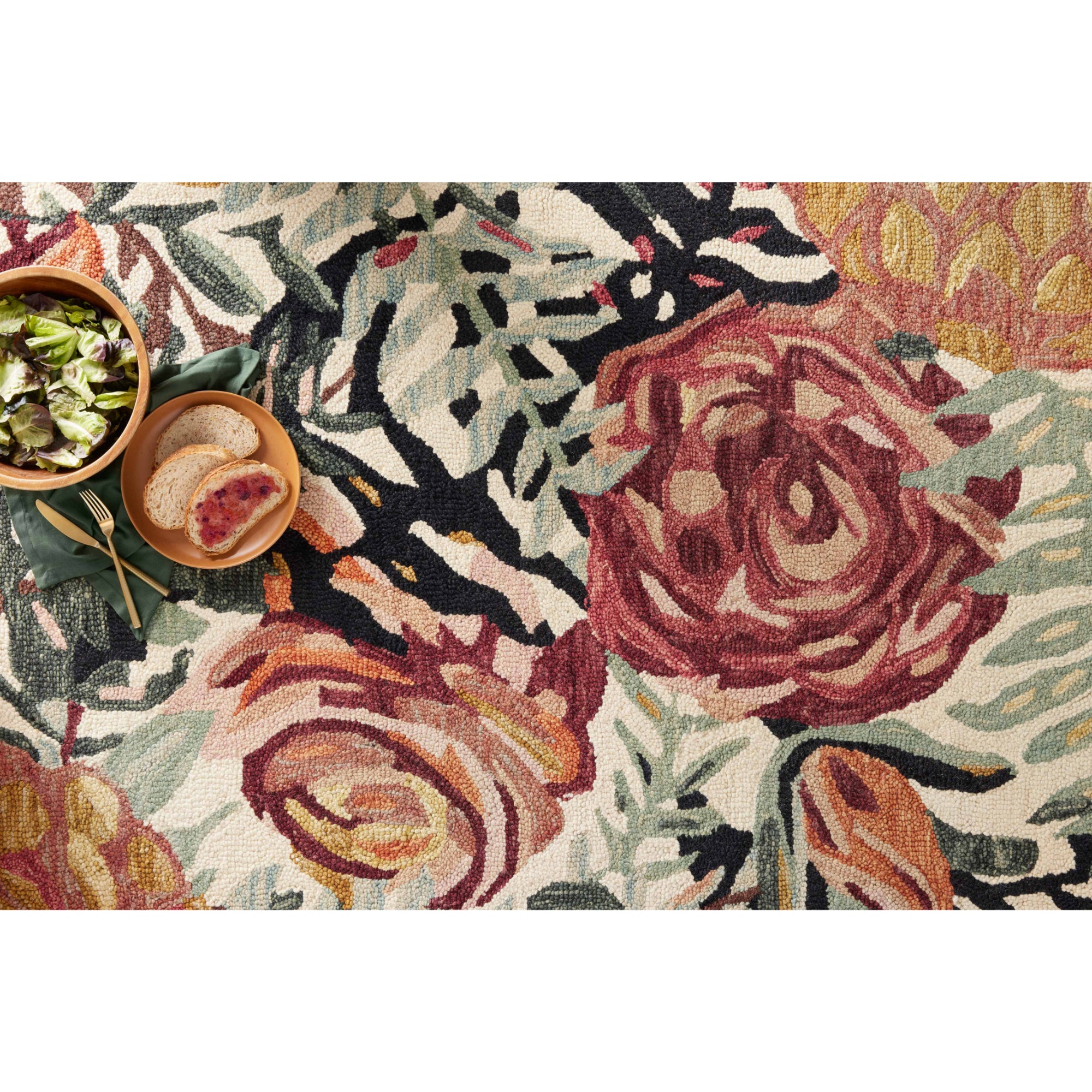Loloi Belladonna Ivory/Lagoon Rug