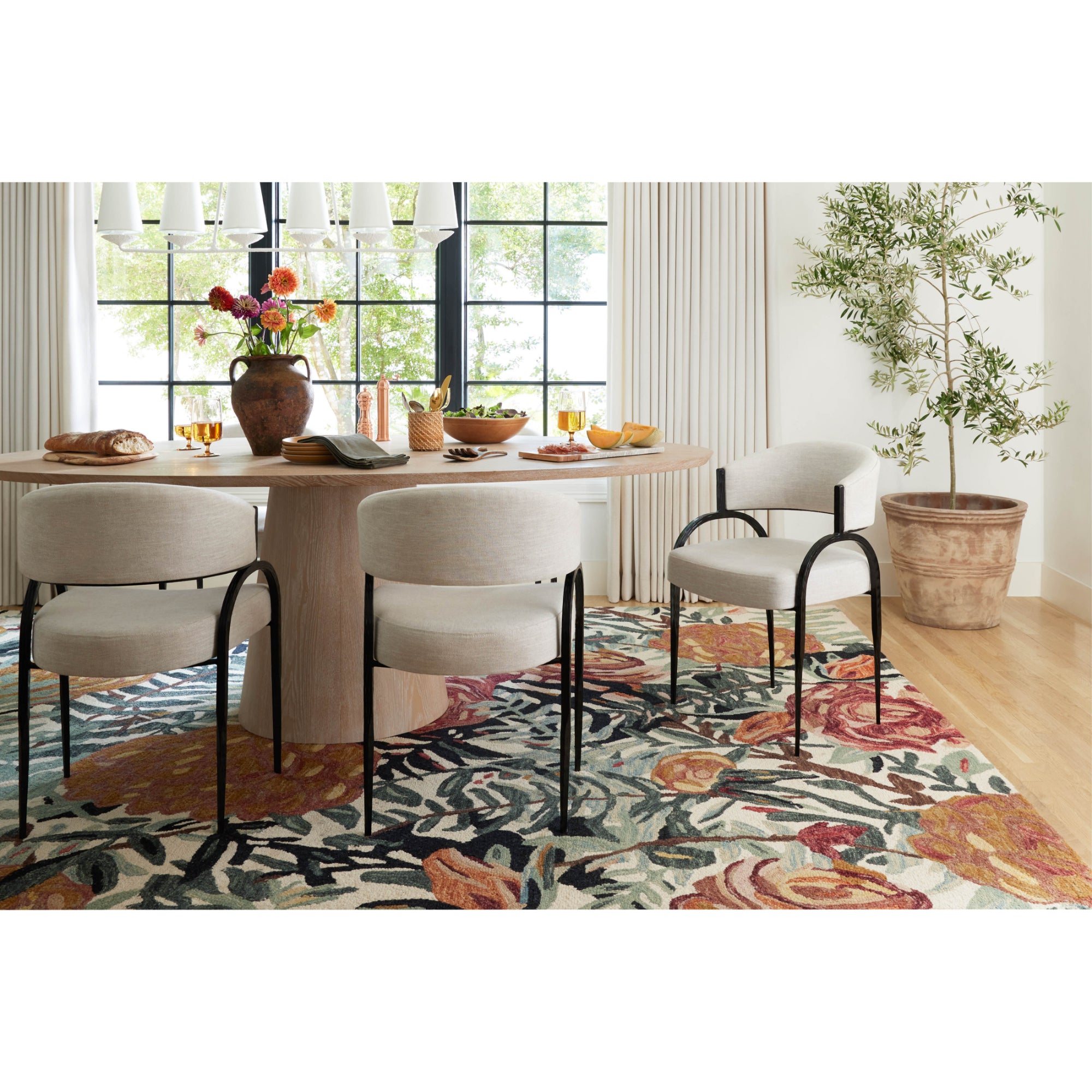 Loloi Belladonna Ivory/Lagoon Rug