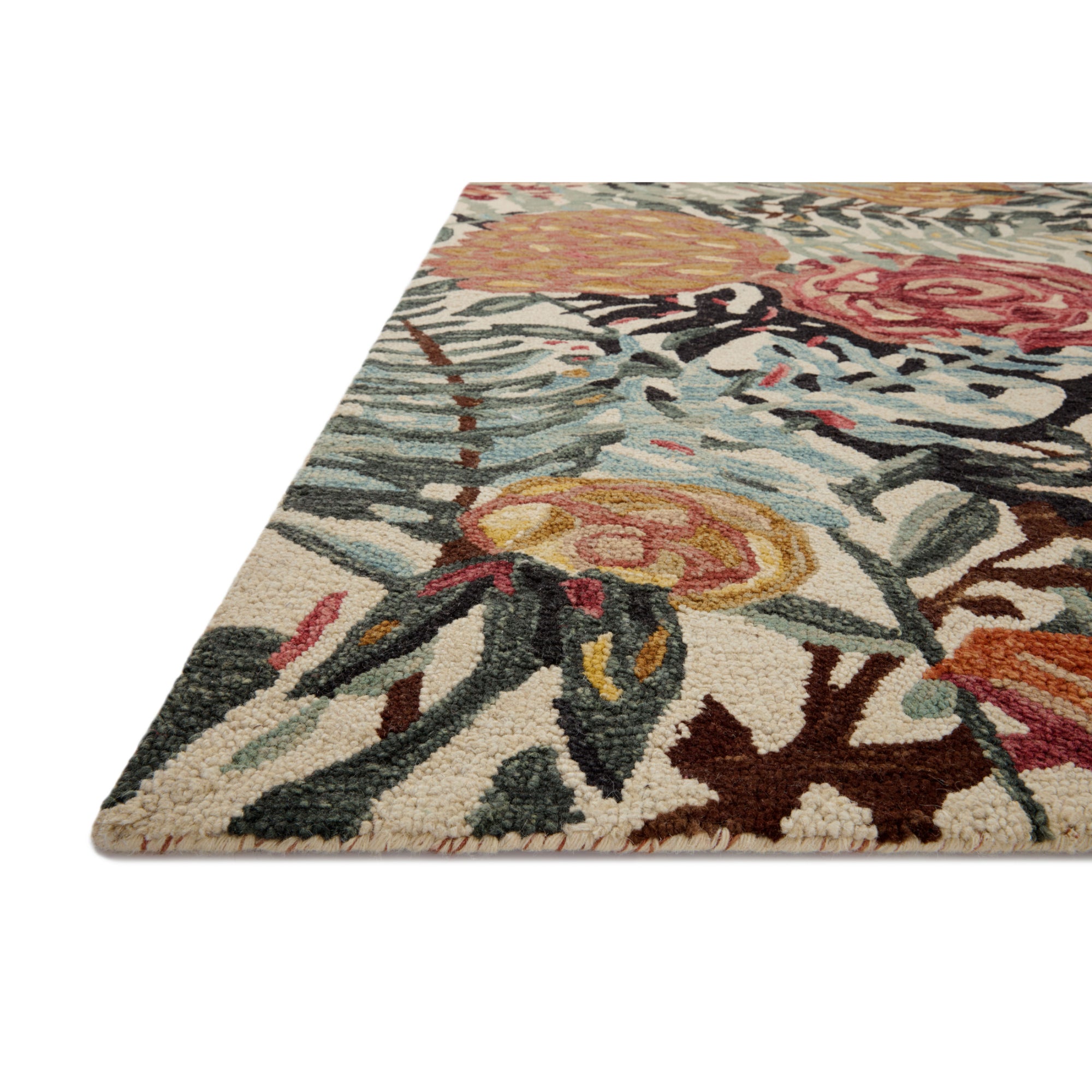 Loloi Belladonna Ivory/Lagoon Rug