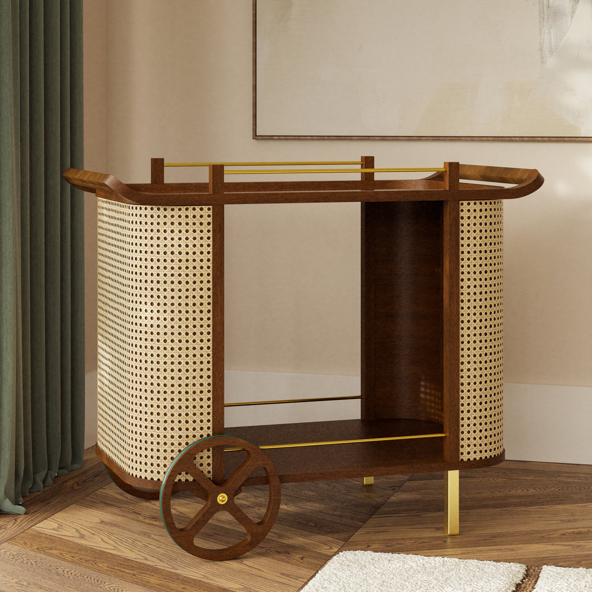 Dinda Cane Bar Cart Carts Urbia , Black Friday Sale Urbia Furniture Sale, Old Bones Co, Mid Century Furniture Sale, Four Hands Furniture, Black Friday Sale Dinda Cane Bar Cart,Gus Sale, Perigold Dinda Cane Bar Cart Carts Black Friday Sale , Perigold Sale Dinda Cane Bar Cart,Dinda Cane Bar Cart Lulu and Georgia, Burke Decor Sale Dinda Cane Bar Cart, www.oldbonesco.com