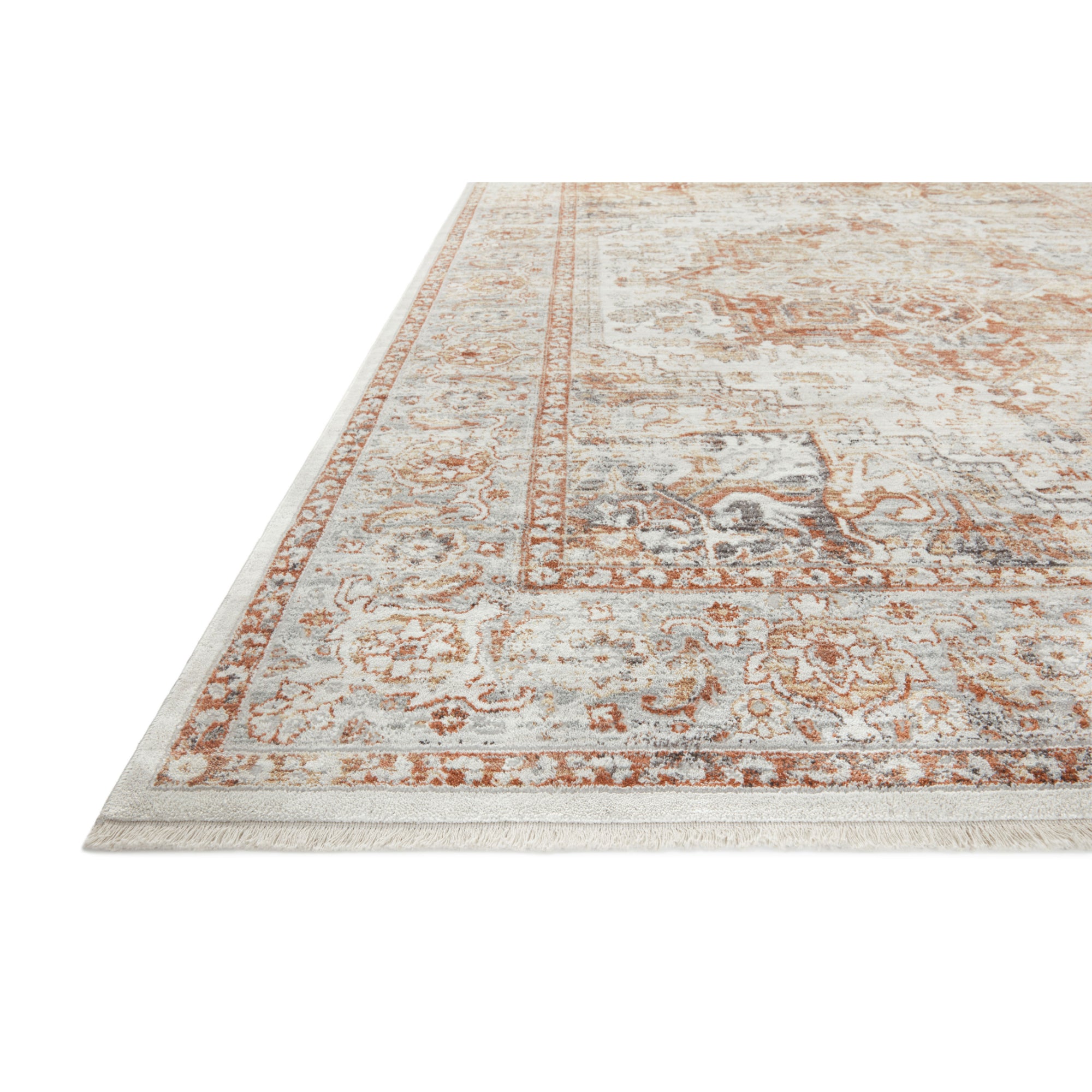 Loloi Bonney Ivory/Sunset Rug