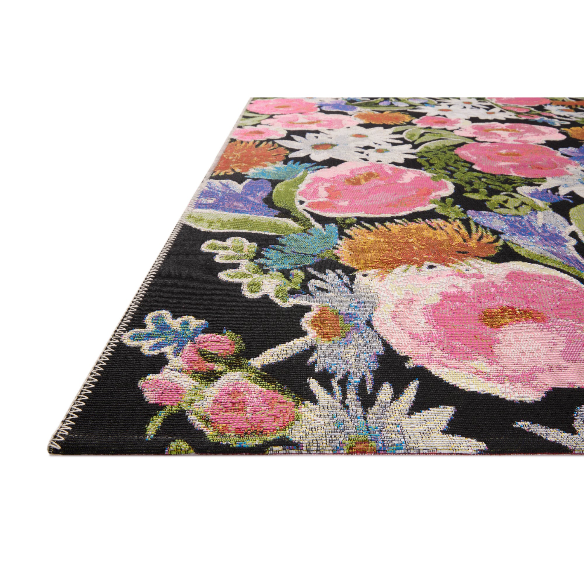 Loloi Botanical Black/Multi Rug