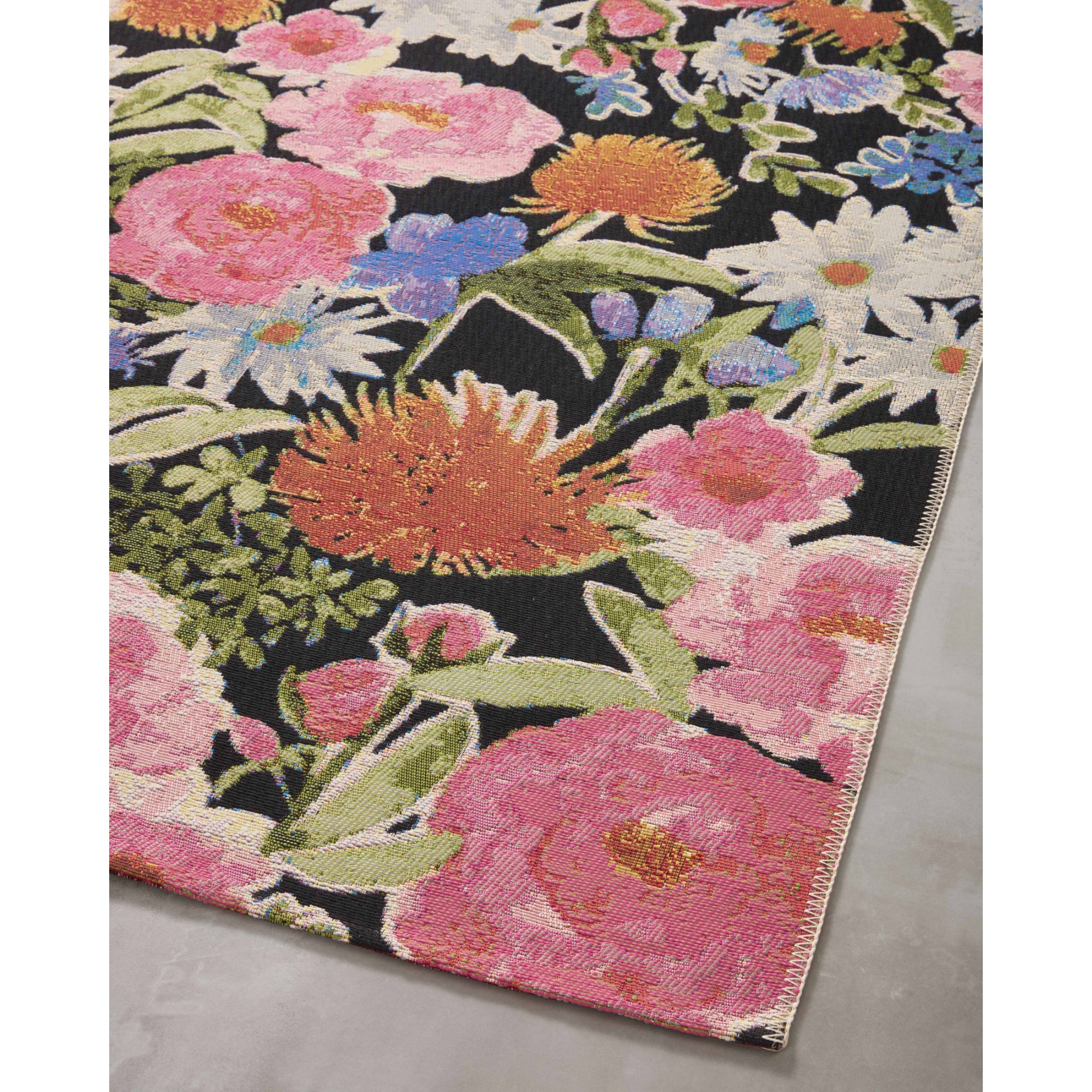 Loloi Botanical Black/Multi Rug