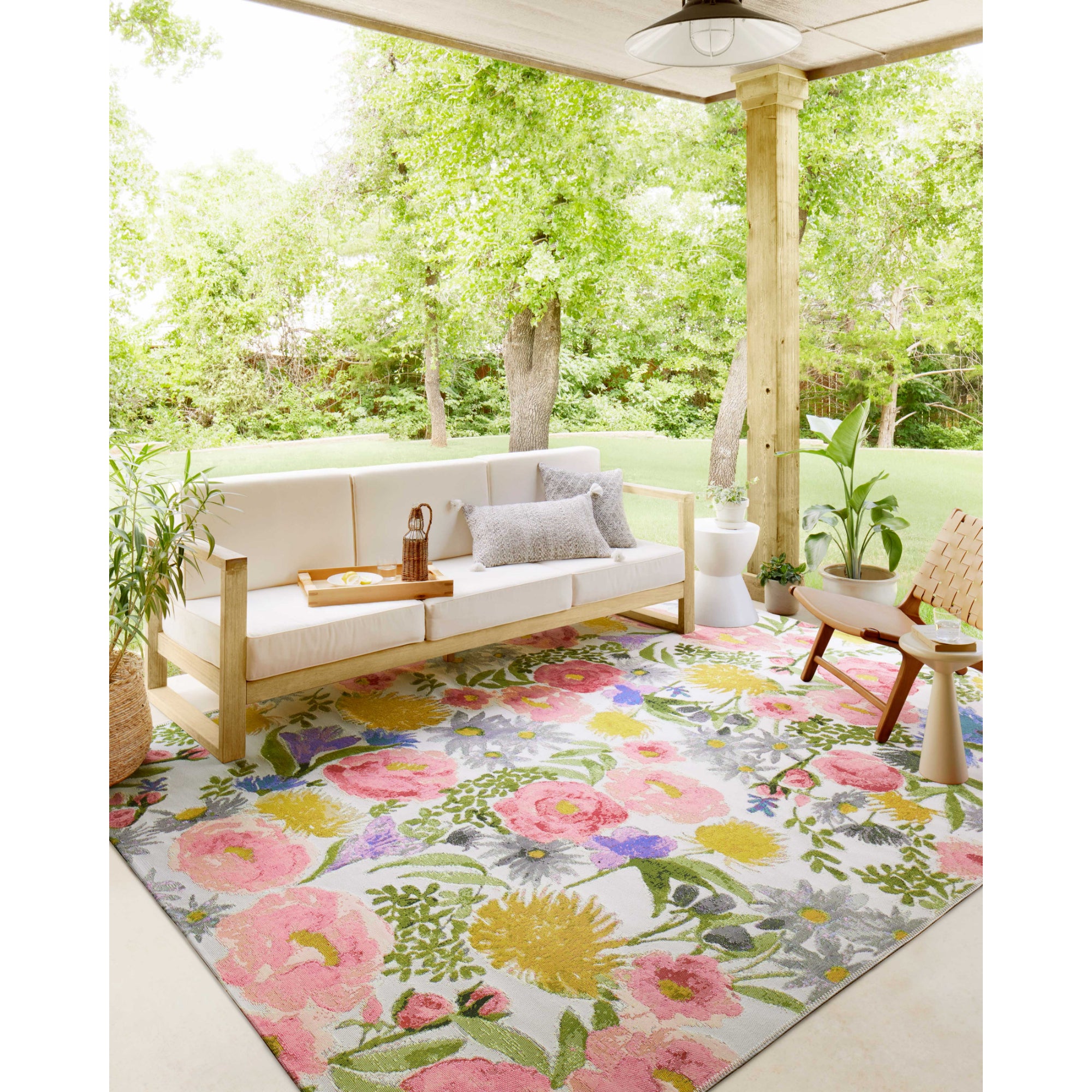 Loloi Botanical Ivory/Multi Rug