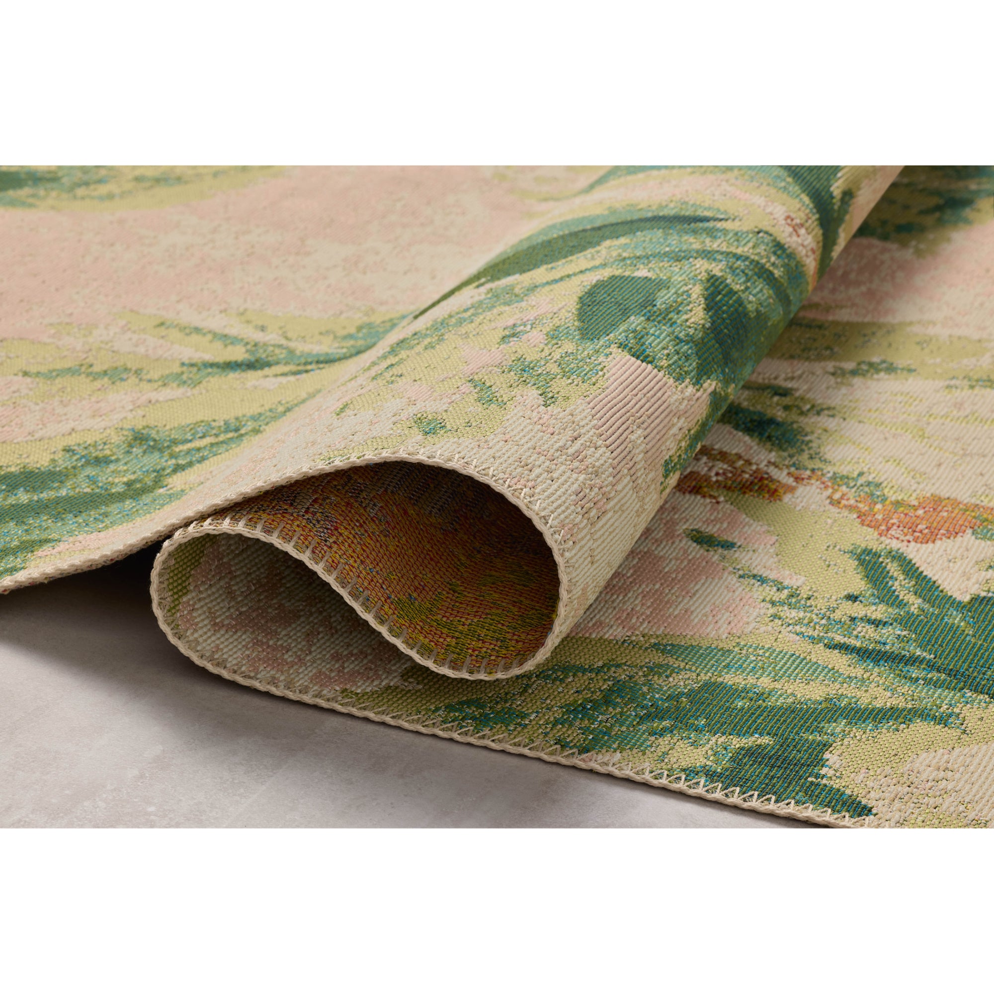 Loloi Botanical Clay/Green Rug