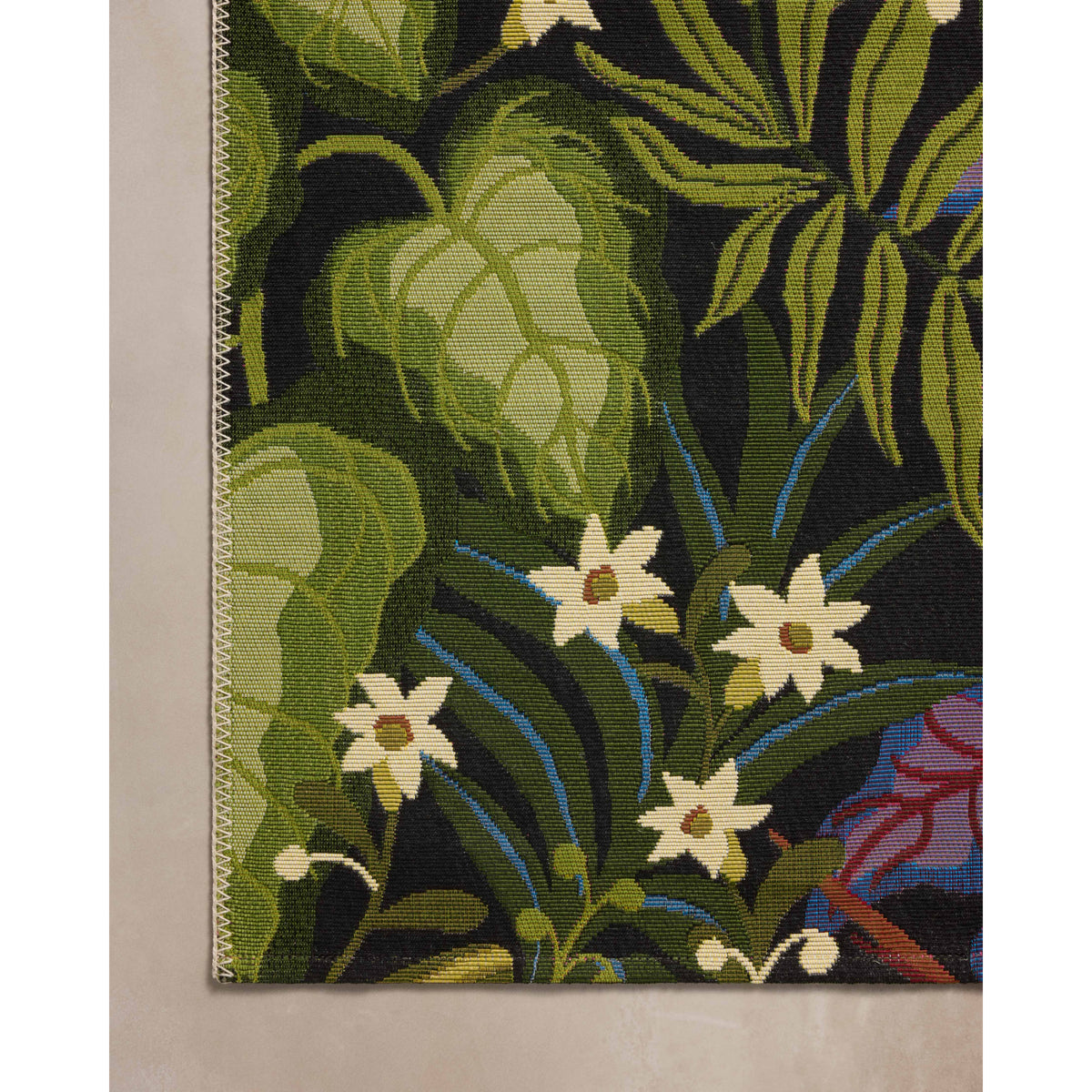 Loloi Botanical Onyx/Multi Indoor/Outdoor Sample Rug