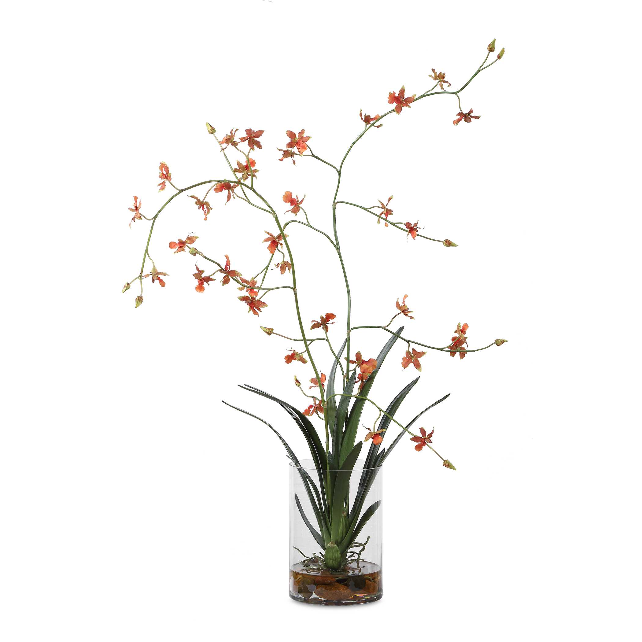 Uttermost Dancing Orchid in Glass Vase