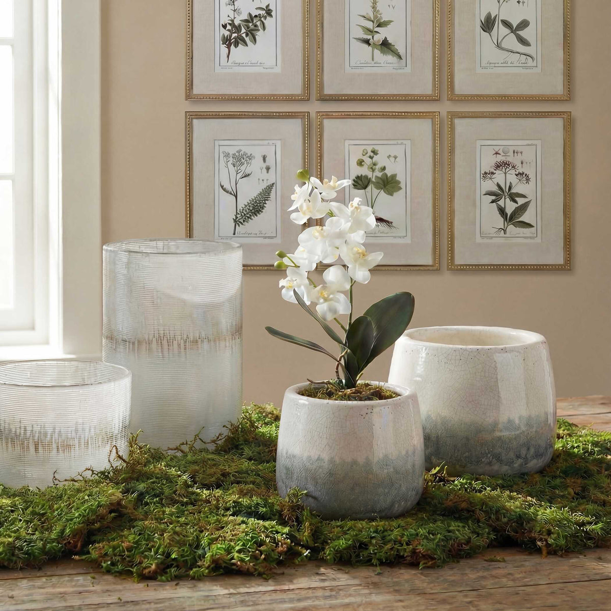 Uttermost Laris Orchid Drop-In by Uttermost