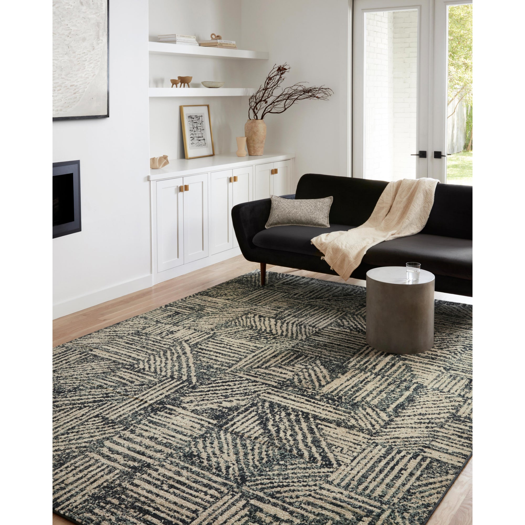 Loloi Bowery Midnight/Taupe Rug