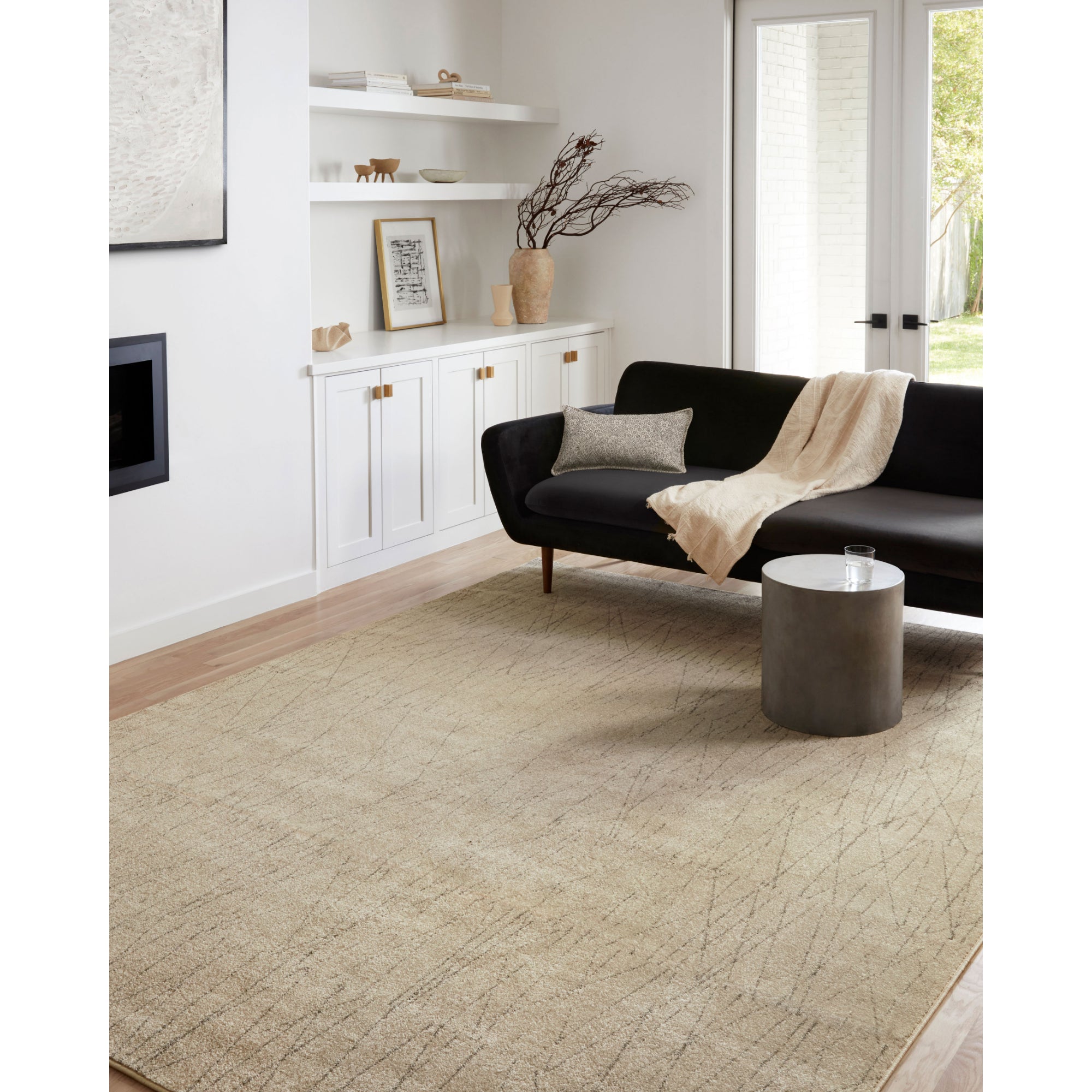 Loloi Bowery Beige/Pepper Rug