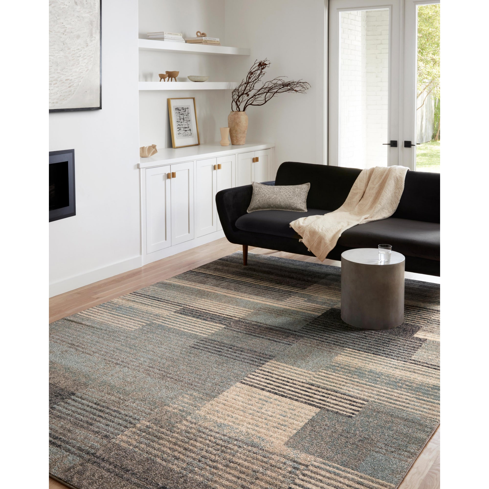 Loloi Bowery Storm/Taupe Rug
