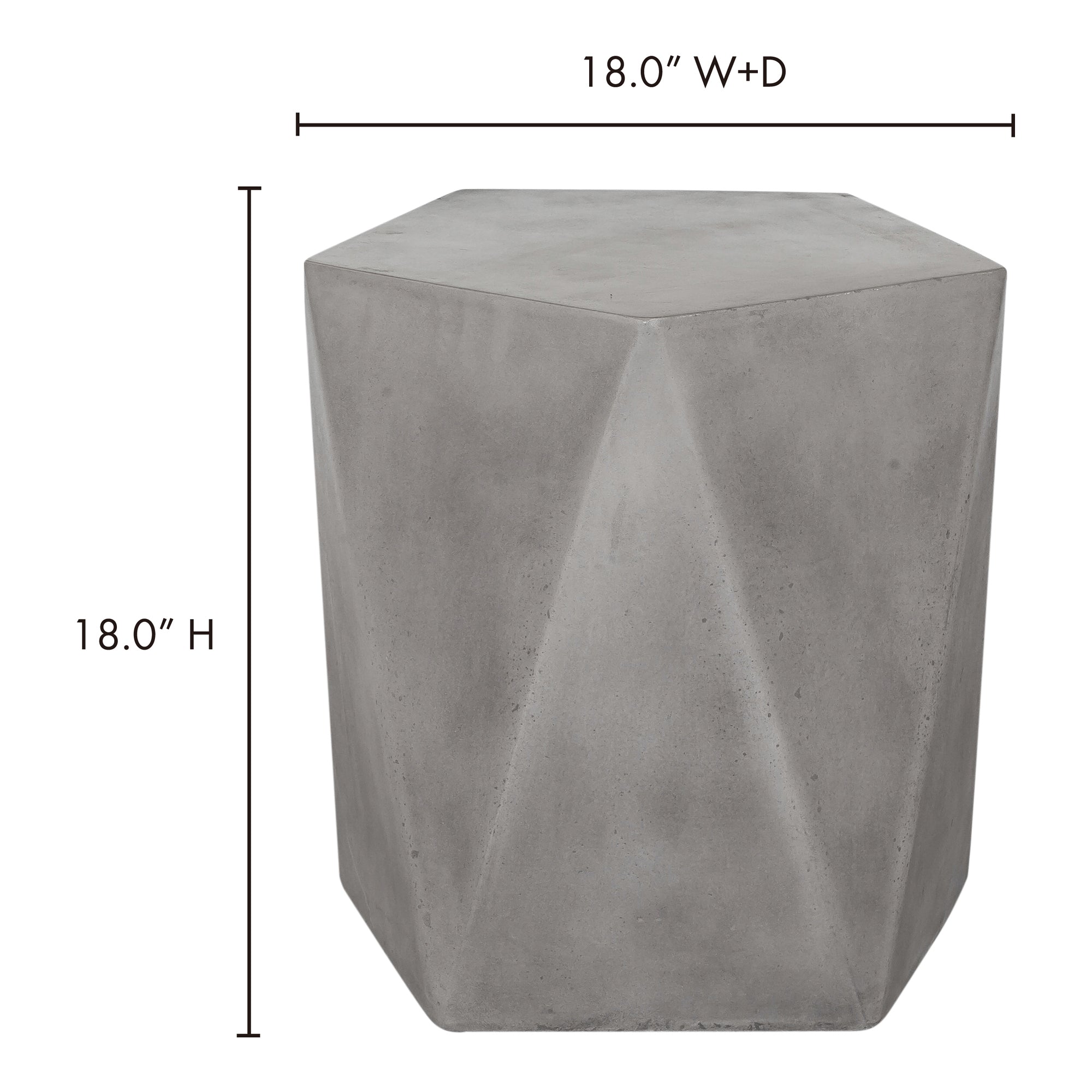 Gem Outdoor Stool Dark Grey Stools Moe's    Four Hands, Mid Century Modern Furniture, Old Bones Furniture Company, Old Bones Co, Modern Mid Century, Designer Furniture, Furniture Sale, Warehouse Furniture Sale, Gem Outdoor Stool Dark Grey Sale, https://www.oldbonesco.com/