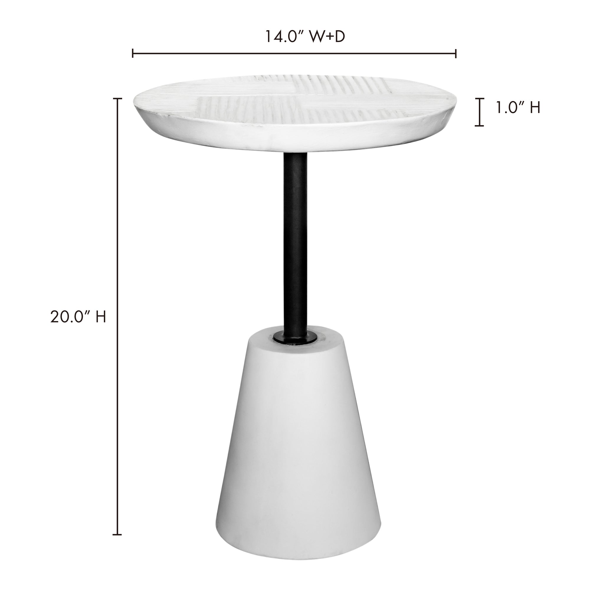 Foundation Outdoor Accent Table Accent Tables Moe's    Four Hands, Mid Century Modern Furniture, Old Bones Furniture Company, Old Bones Co, Modern Mid Century, Designer Furniture, Furniture Sale, Warehouse Furniture Sale, Foundation Outdoor Accent Table Sale, https://www.oldbonesco.com/
