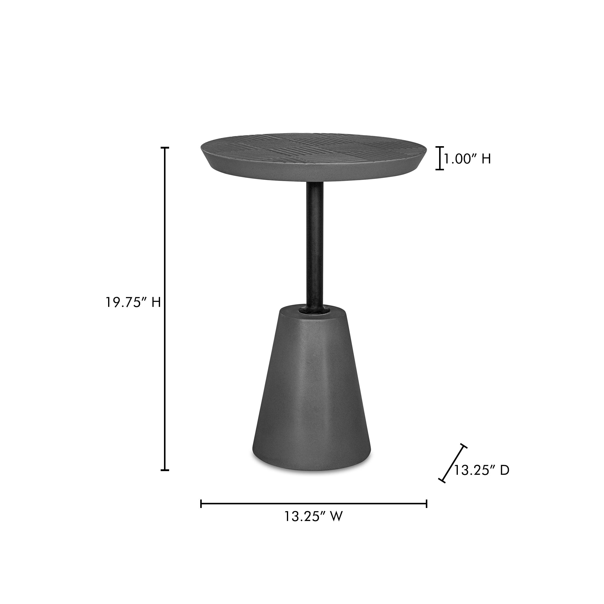 Foundation Outdoor Accent Table Accent Tables Moe's    Four Hands, Mid Century Modern Furniture, Old Bones Furniture Company, Old Bones Co, Modern Mid Century, Designer Furniture, Furniture Sale, Warehouse Furniture Sale, Foundation Outdoor Accent Table Sale, https://www.oldbonesco.com/
