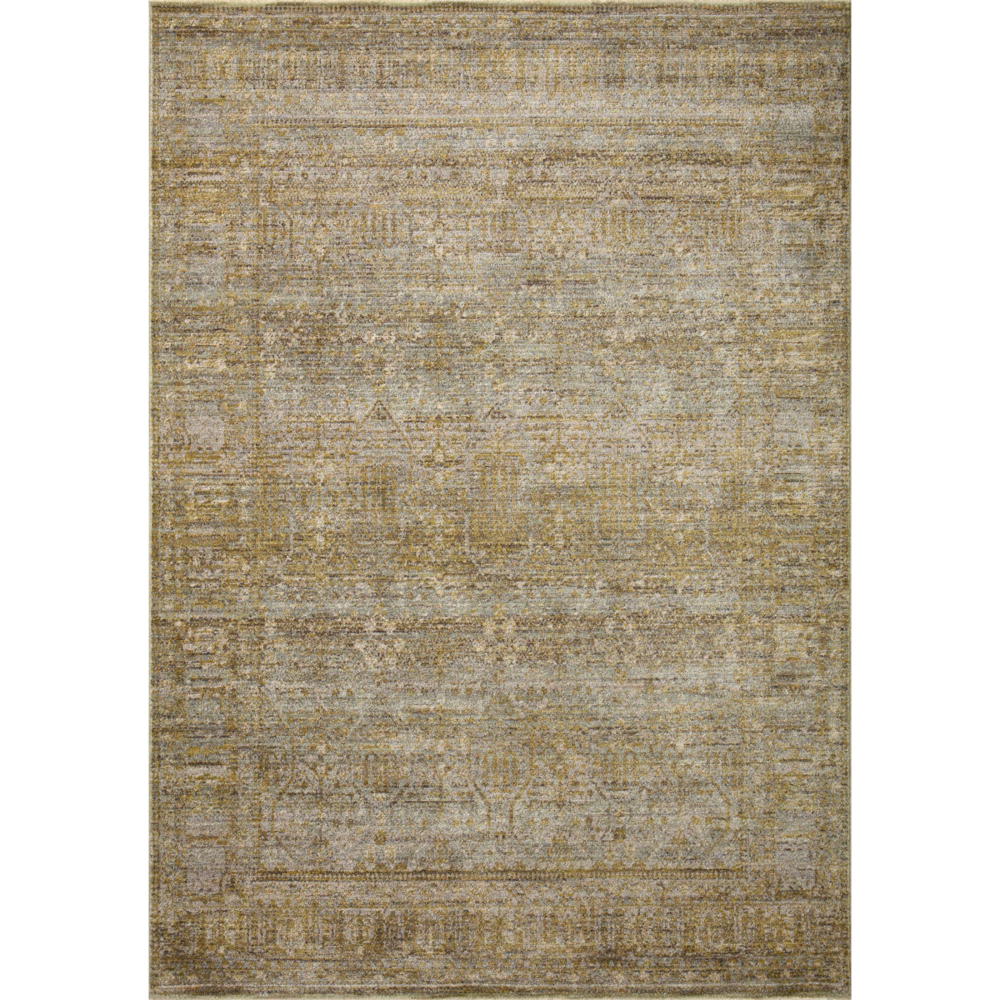Jean Stoffer x Loloi Bradbury Dove/Gold Rug