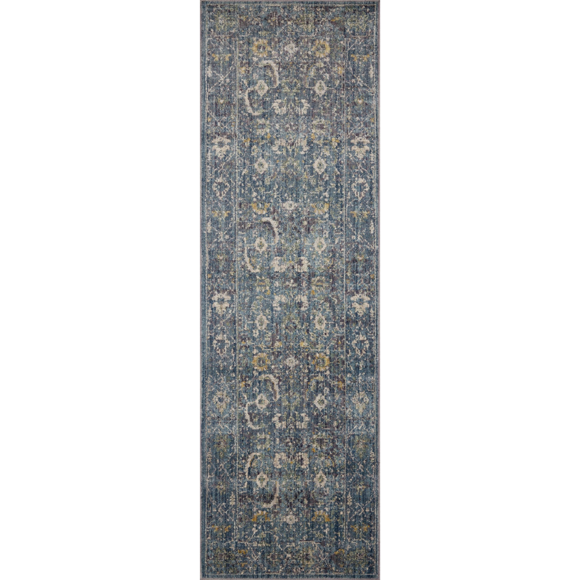 Jean Stoffer x Loloi Bradbury Ocean/Gold Rug