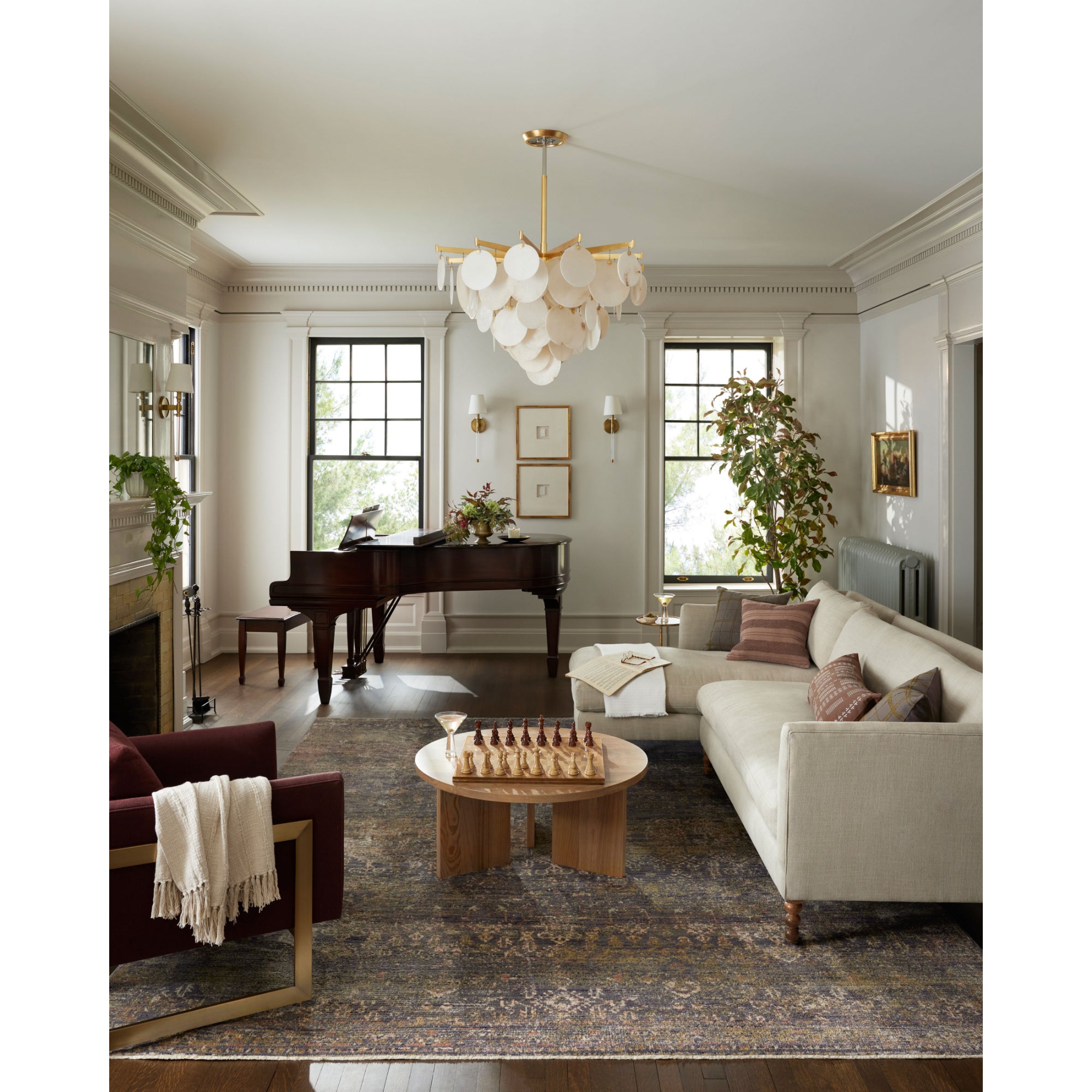 Jean Stoffer x Loloi Bradbury Ink/Multi Rug