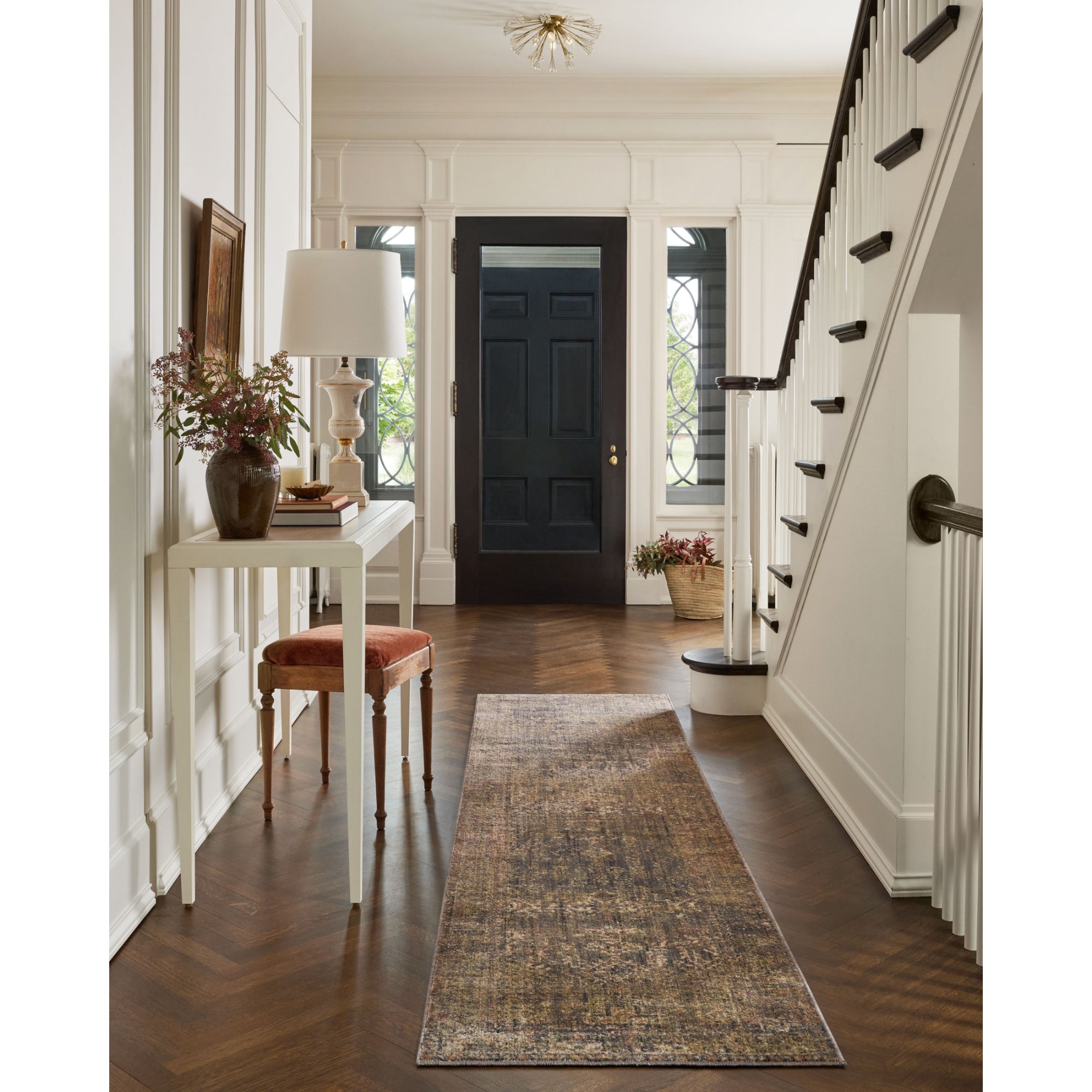 Jean Stoffer x Loloi Bradbury Ink/Multi Rug
