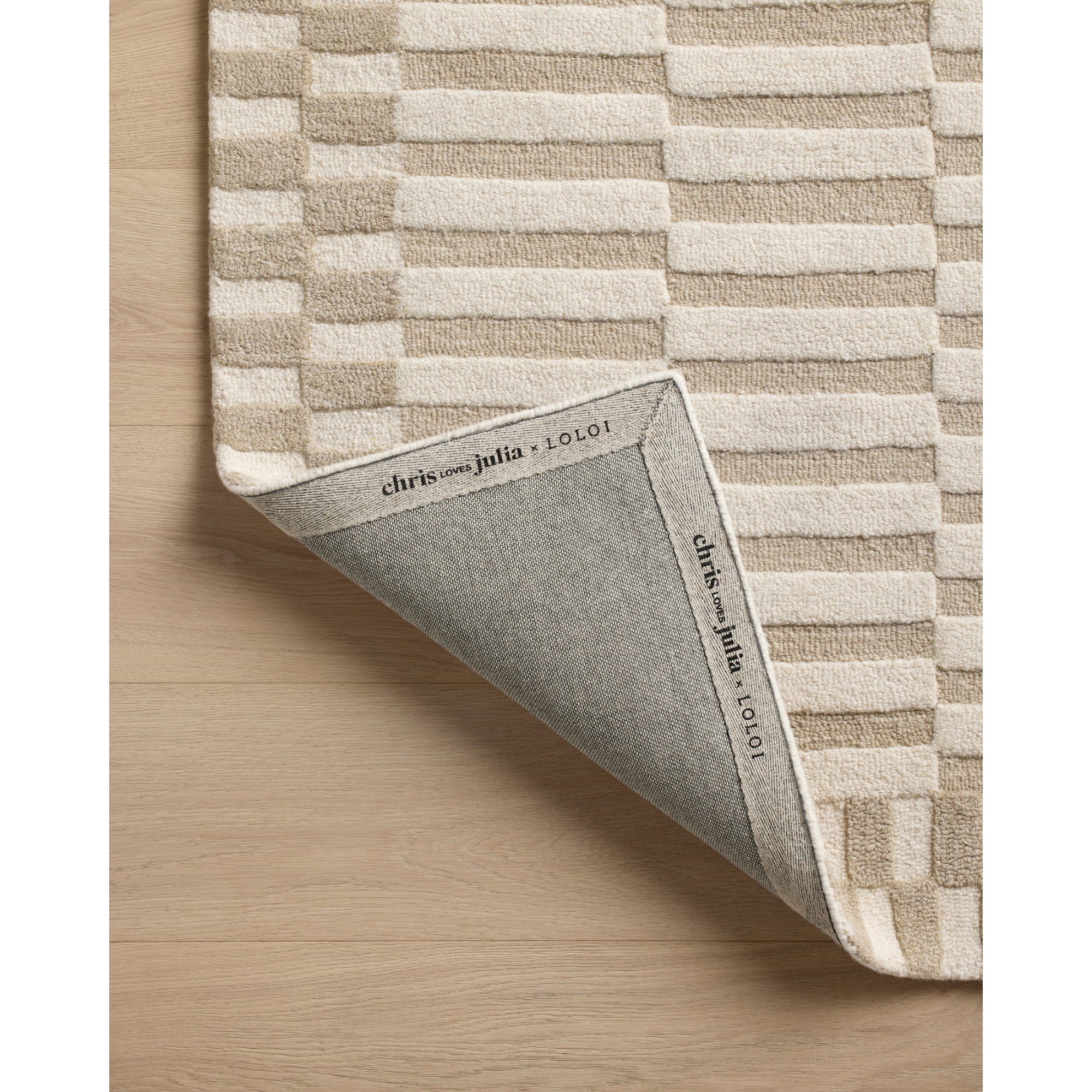 Chris Loves Julia x Loloi Bradley Ivory/Beige Rug