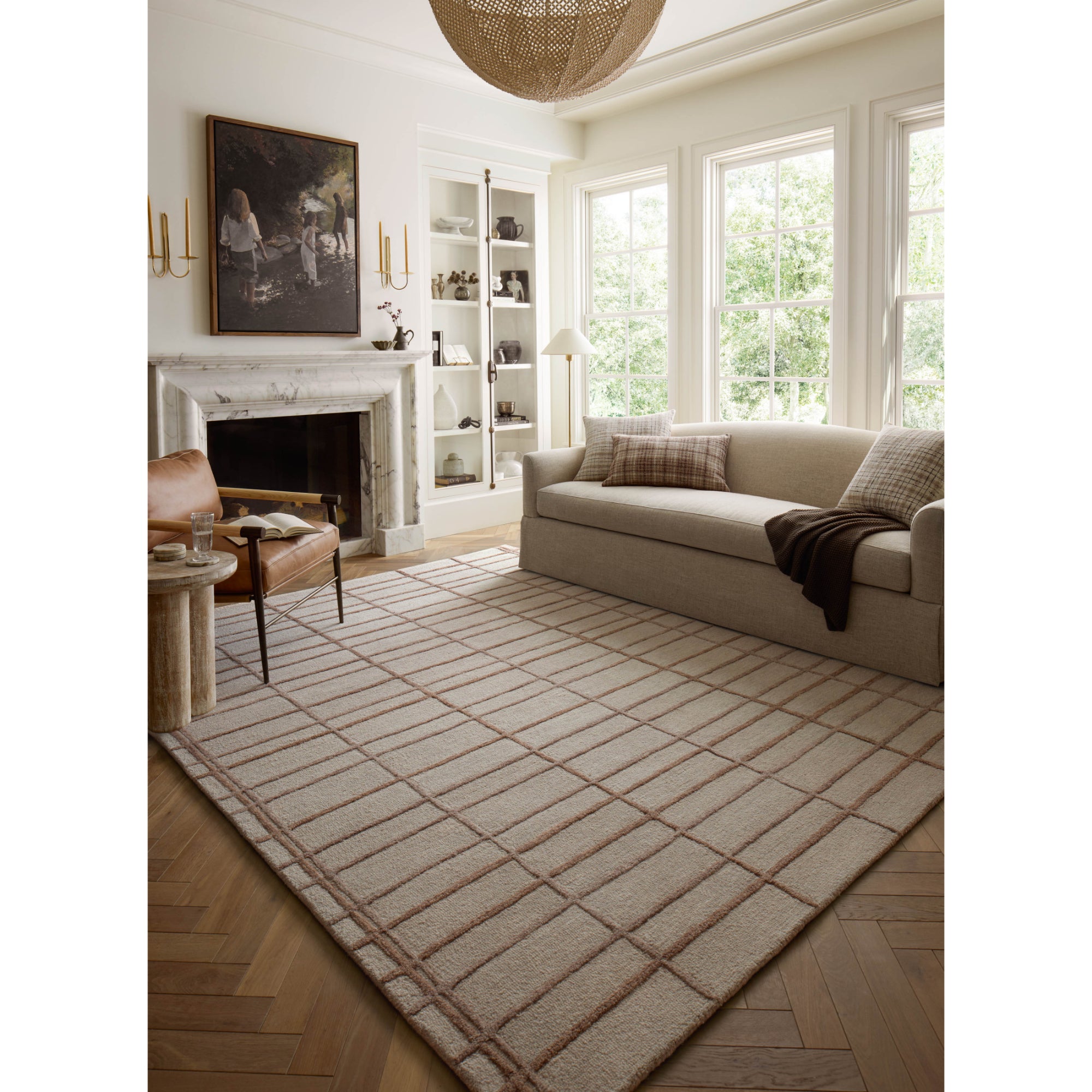 Chris Loves Julia x Loloi Bradley Rose/Blush Rug