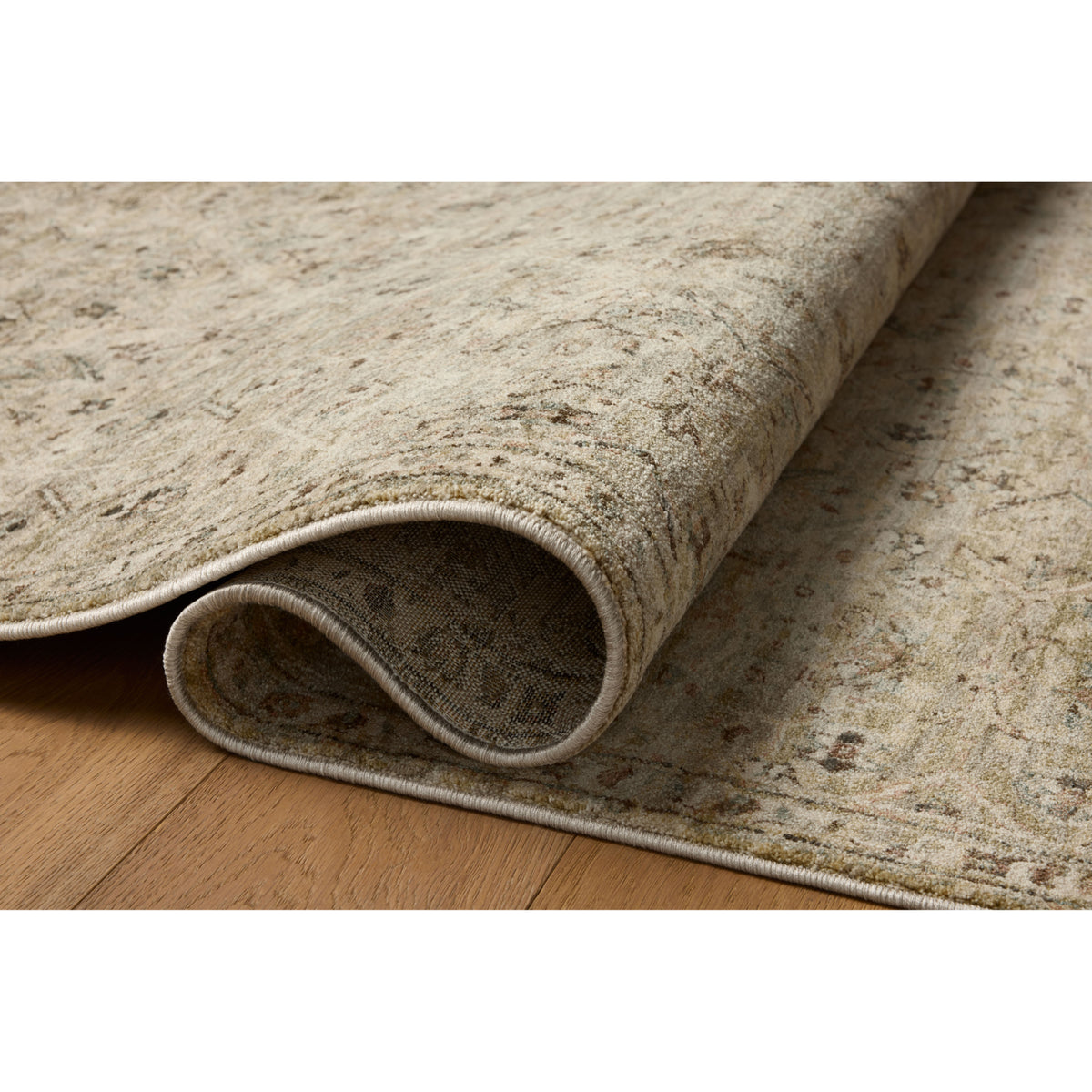 Loloi Briar Silver/Moss Rug