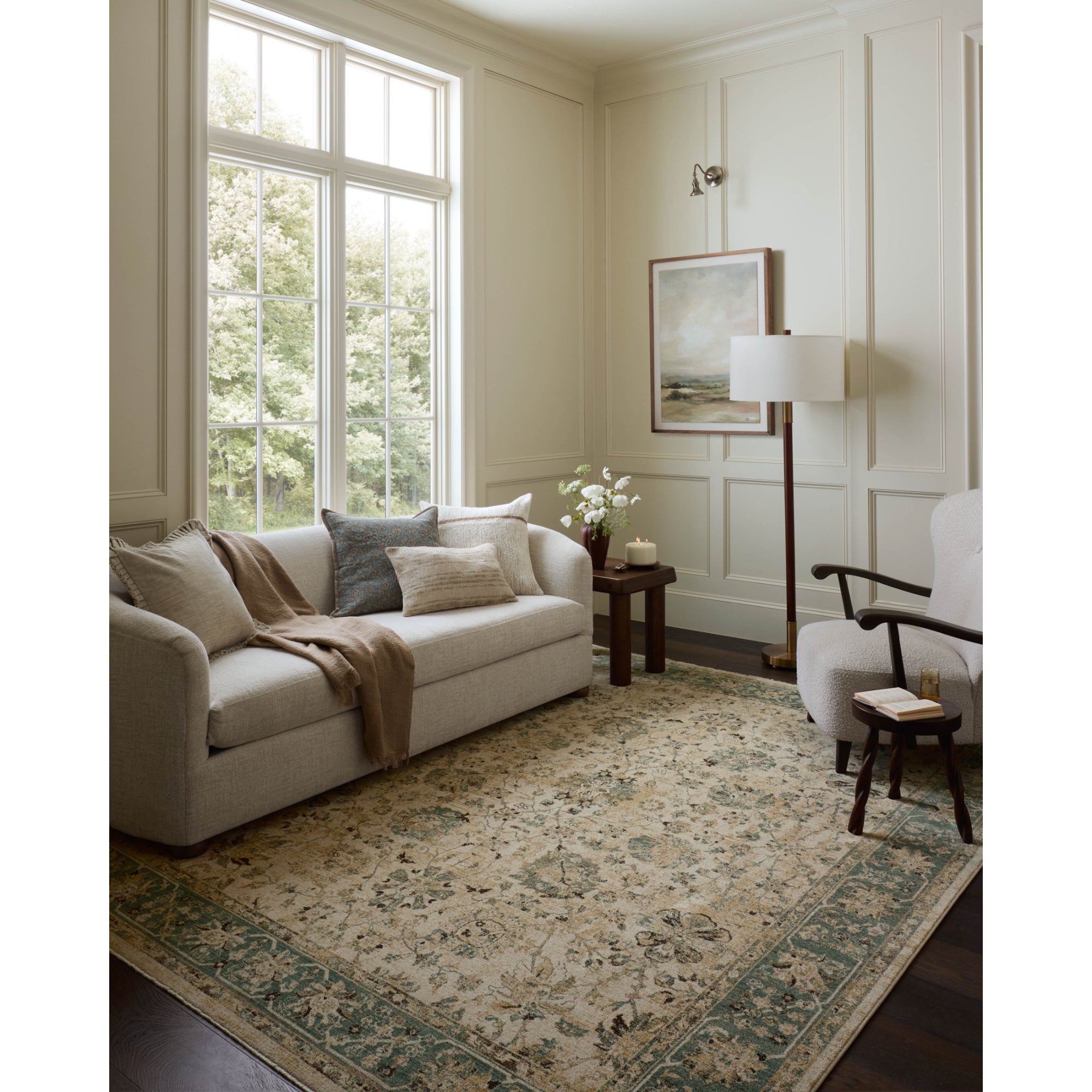 Loloi Briar Antique Ivory/Blue Rug
