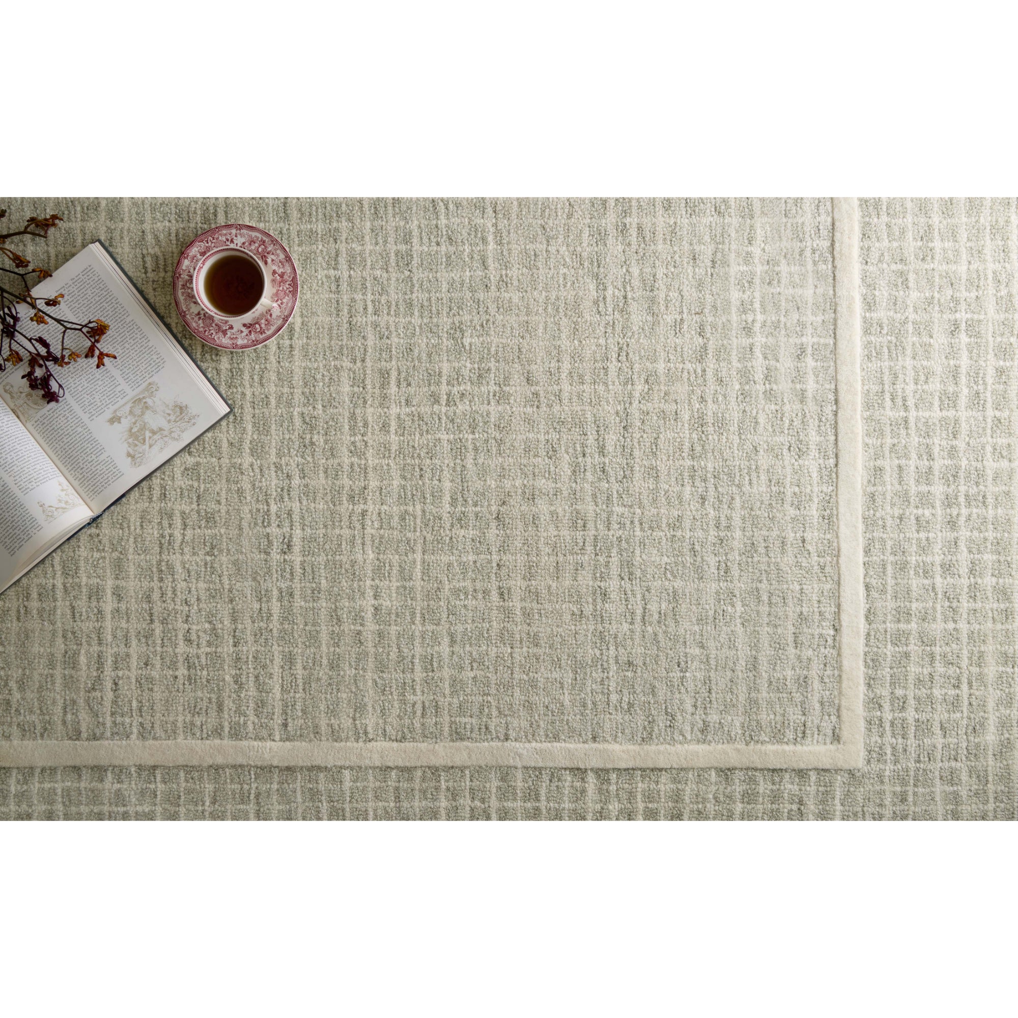 Chris Loves Julia x Loloi Briggs Sage/Ivory Rug