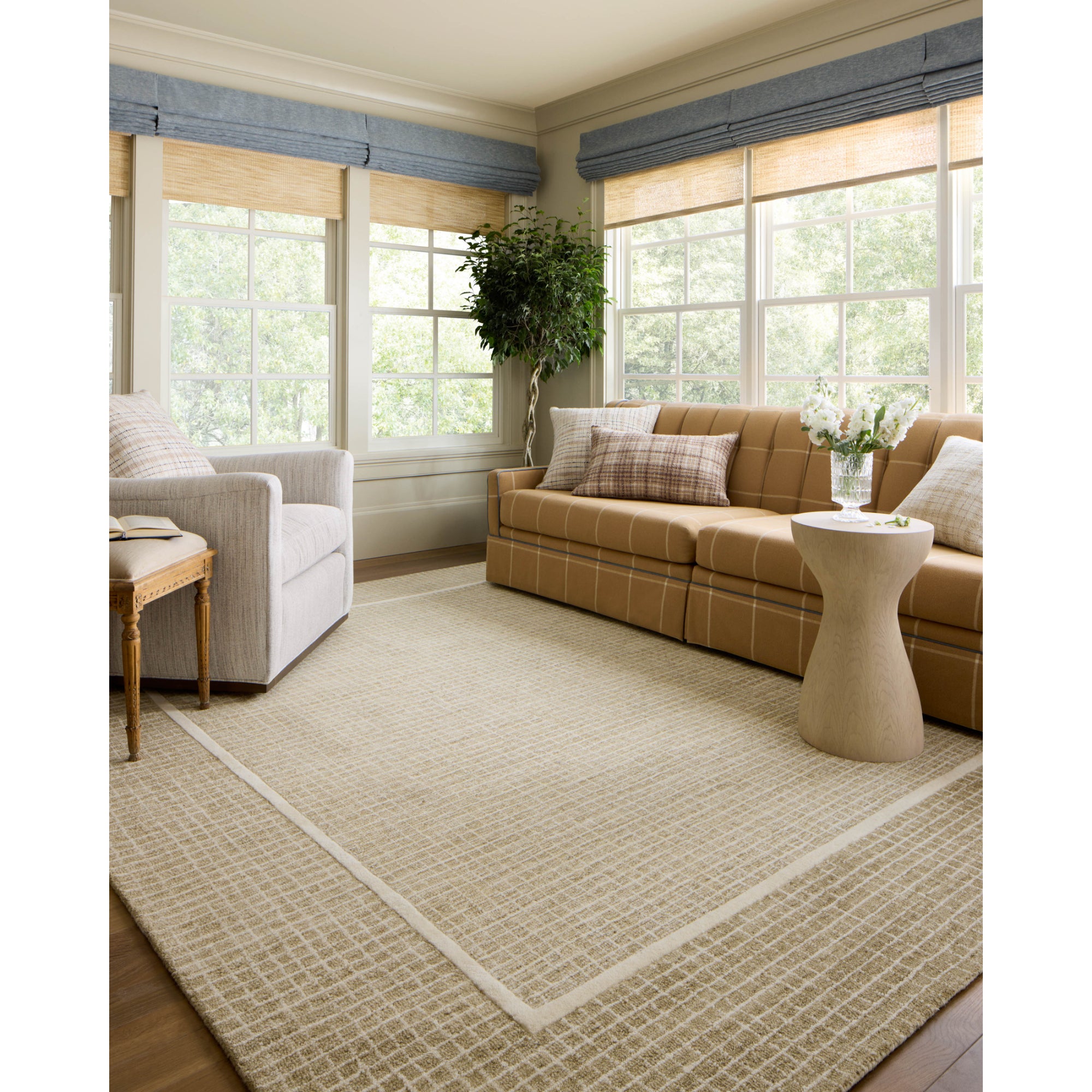 Chris Loves Julia x Loloi Briggs Wheat/Ivory Rug