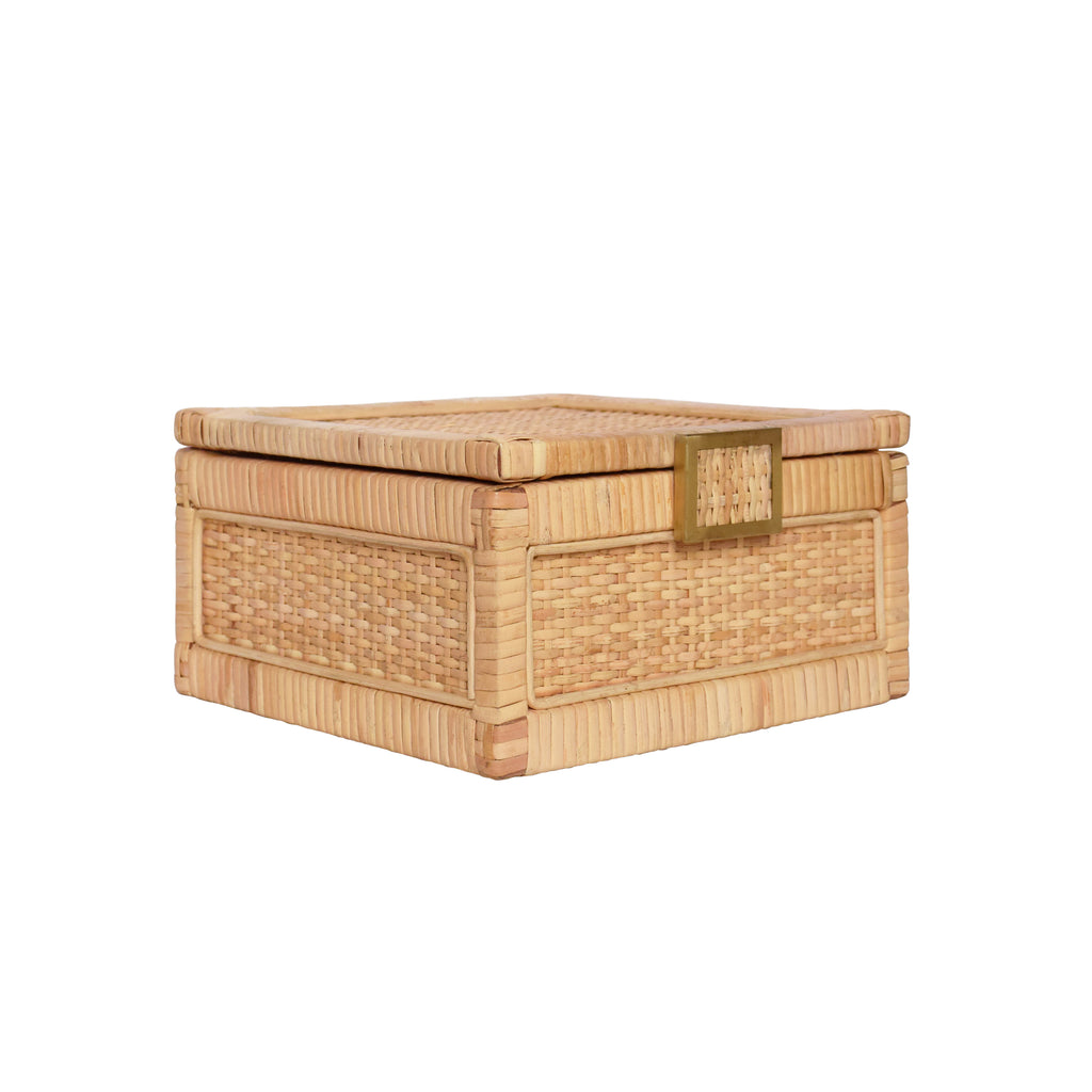 Bruno Natural Rattan Decorative Box