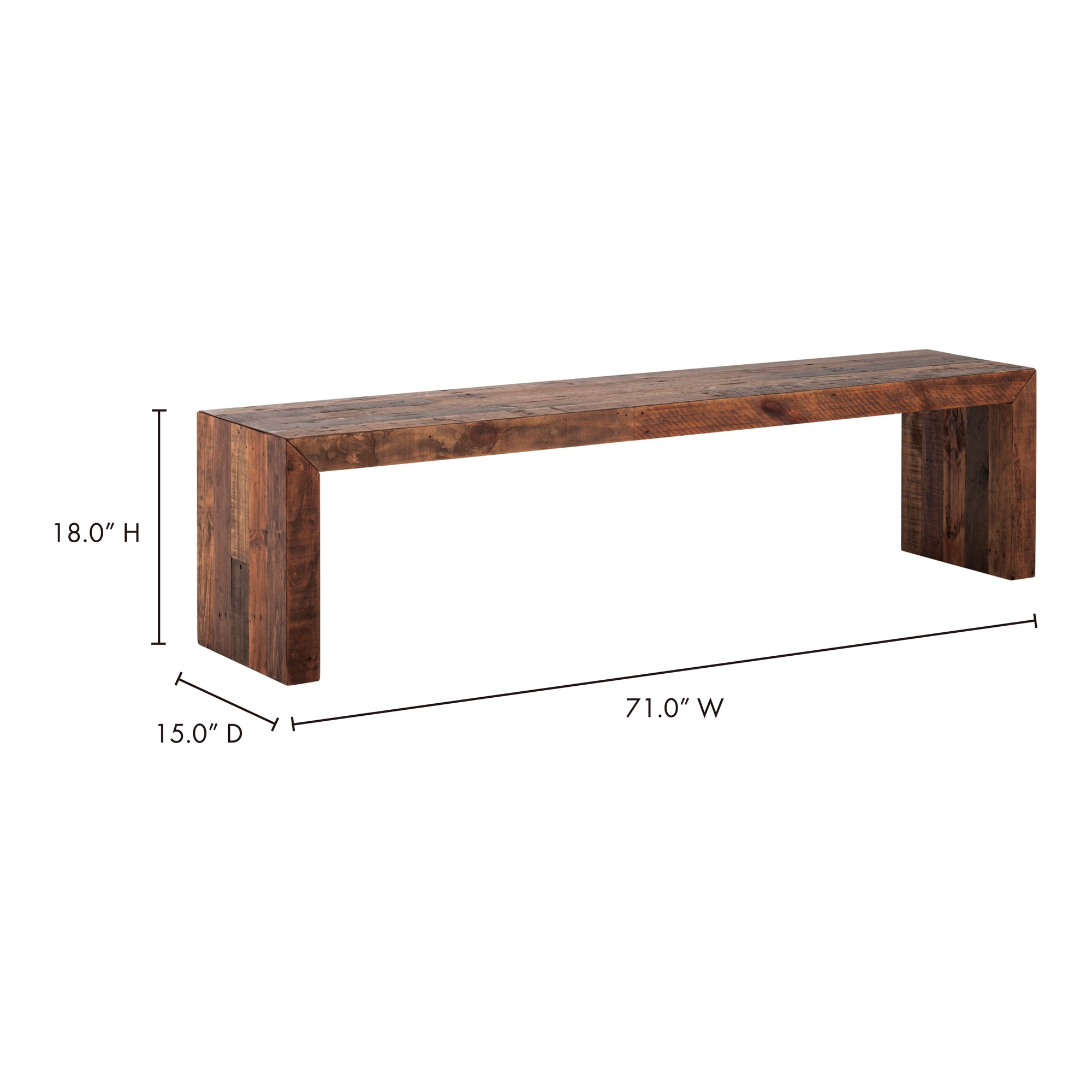 Vintage Bench Dining Benches Moe's    Four Hands, Mid Century Modern Furniture, Old Bones Furniture Company, Old Bones Co, Modern Mid Century, Designer Furniture, Furniture Sale, Warehouse Furniture Sale, Vintage Bench Sale, https://www.oldbonesco.com/