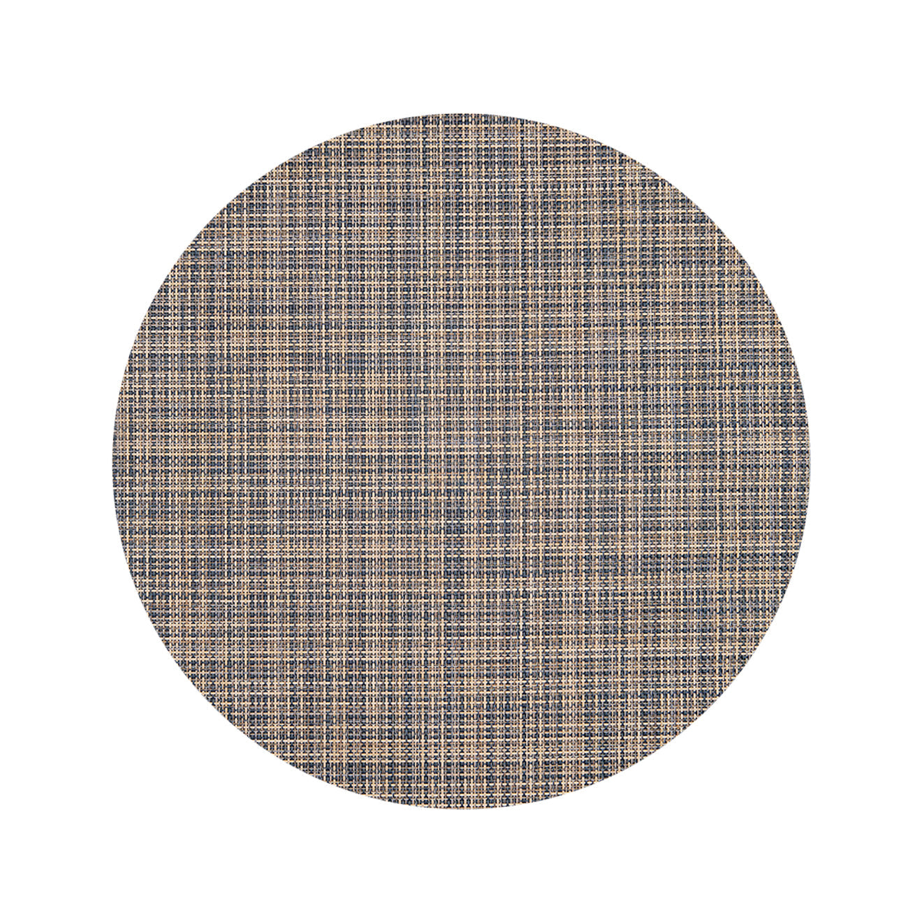 Basketweave Round Rug