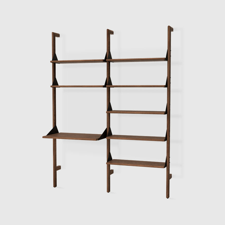 Branch-2 Shelving Unit with Desk