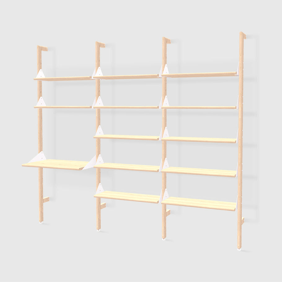 Branch-3 Shelving Unit with Desk by Gus*