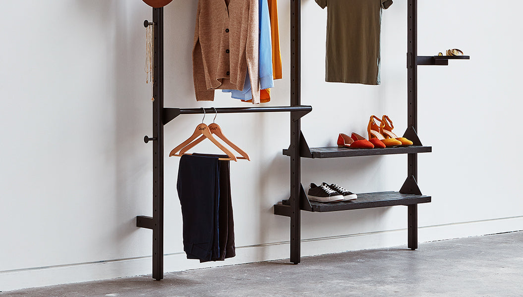 Branch-2 Wardrobe Unit SHELVING Gus*     Four Hands, Mid Century Modern Furniture, Old Bones Furniture Company, Old Bones Co, Modern Mid Century, Designer Furniture, https://www.oldbonesco.com/