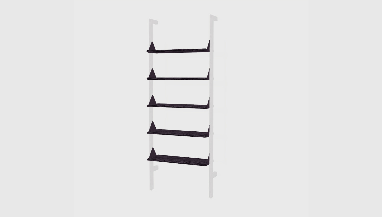 Branch Shelves 5 Pack Black Ash/Black BracketsStorage Shelf Gus*  Black Ash/Black Brackets   Four Hands, Mid Century Modern Furniture, Old Bones Furniture Company, Old Bones Co, Modern Mid Century, Designer Furniture, https://www.oldbonesco.com/