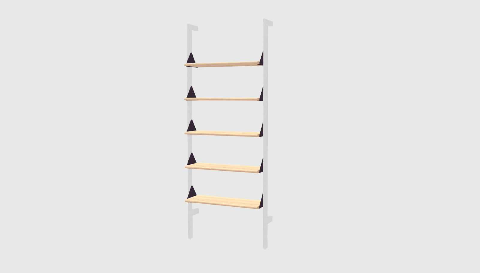 Branch Shelves 5 Pack Blonde Ash/Black BracketsStorage Shelf Gus*  Blonde Ash/Black Brackets   Four Hands, Mid Century Modern Furniture, Old Bones Furniture Company, Old Bones Co, Modern Mid Century, Designer Furniture, https://www.oldbonesco.com/
