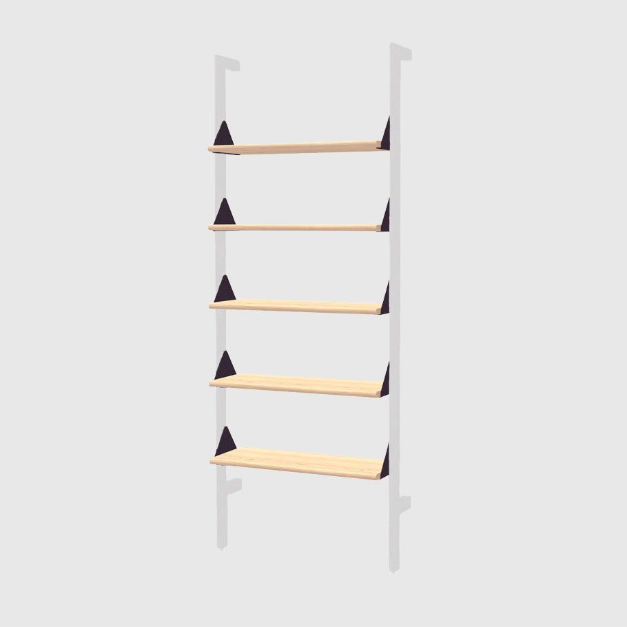 Branch Shelves 5 Pack Blonde Ash/Black BracketsStorage Shelf Gus*  Blonde Ash/Black Brackets   Four Hands, Mid Century Modern Furniture, Old Bones Furniture Company, Old Bones Co, Modern Mid Century, Designer Furniture, https://www.oldbonesco.com/