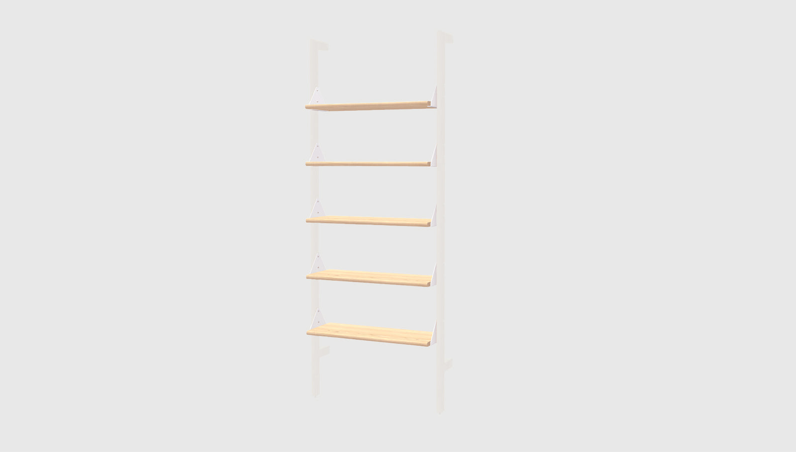 Branch Shelves 5 Pack Blonde Ash/White BracketsStorage Shelf Gus*  Blonde Ash/White Brackets   Four Hands, Mid Century Modern Furniture, Old Bones Furniture Company, Old Bones Co, Modern Mid Century, Designer Furniture, https://www.oldbonesco.com/